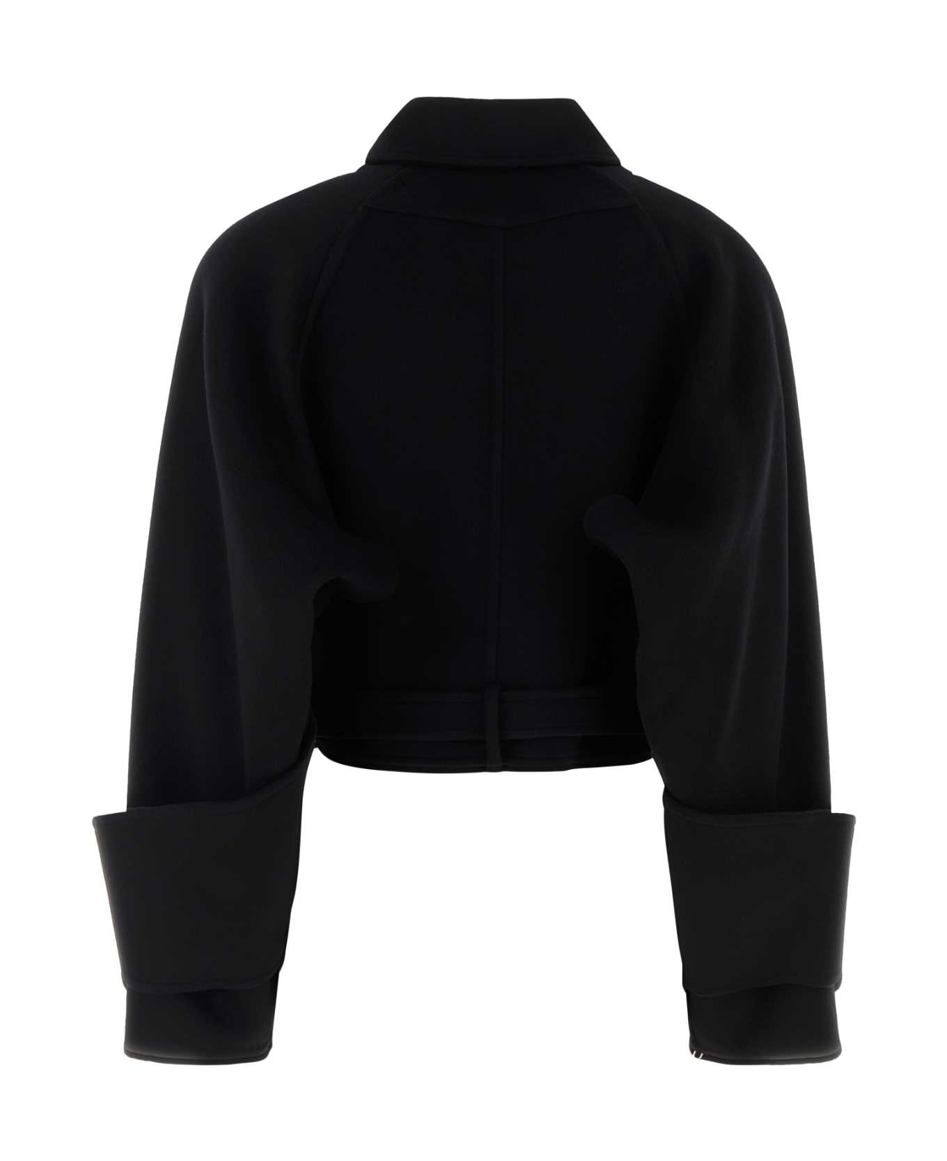Chloé Black Wool Coat - BLACK
