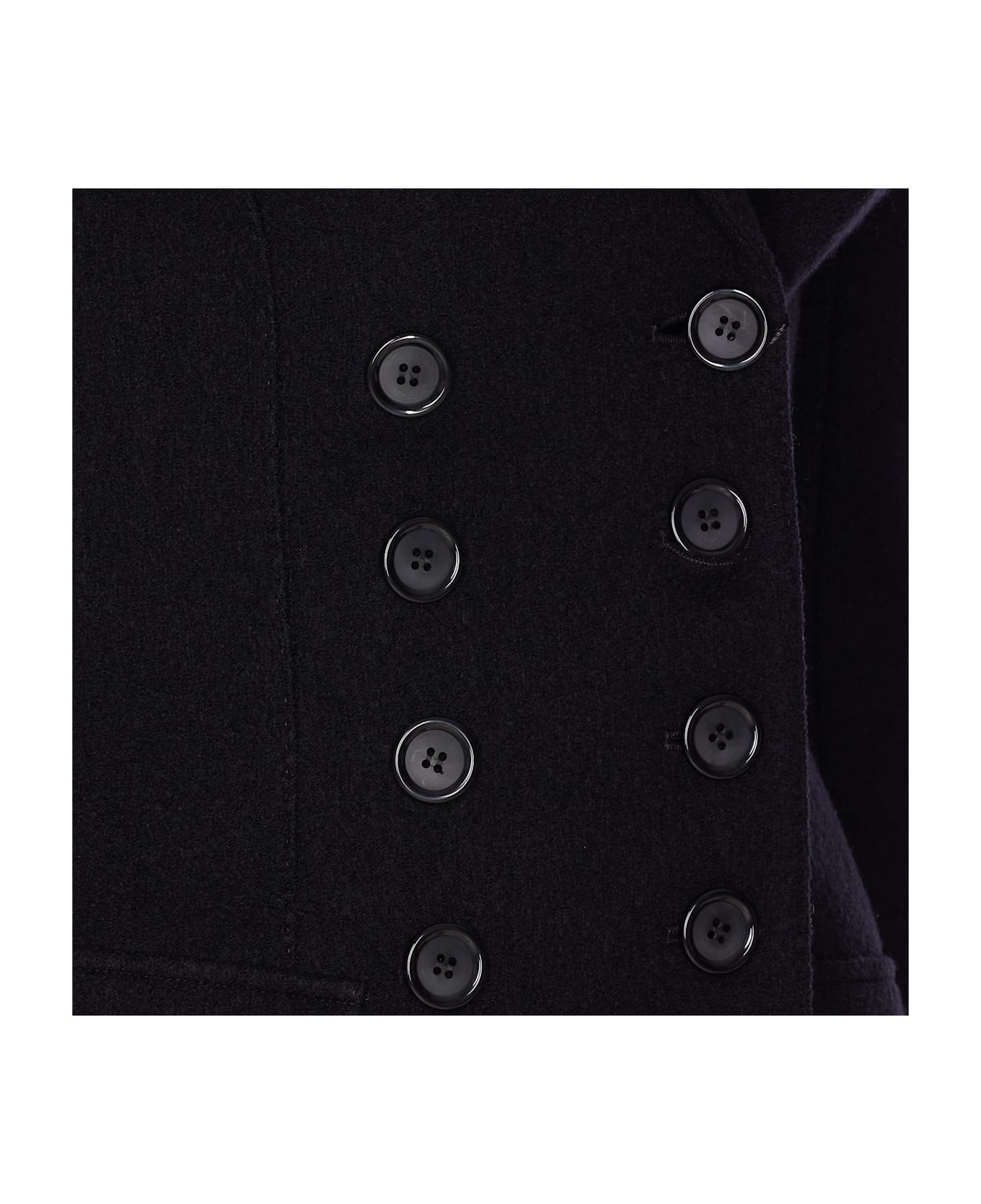 Dolce 
Gabbana Double Breasted Jacket - Black