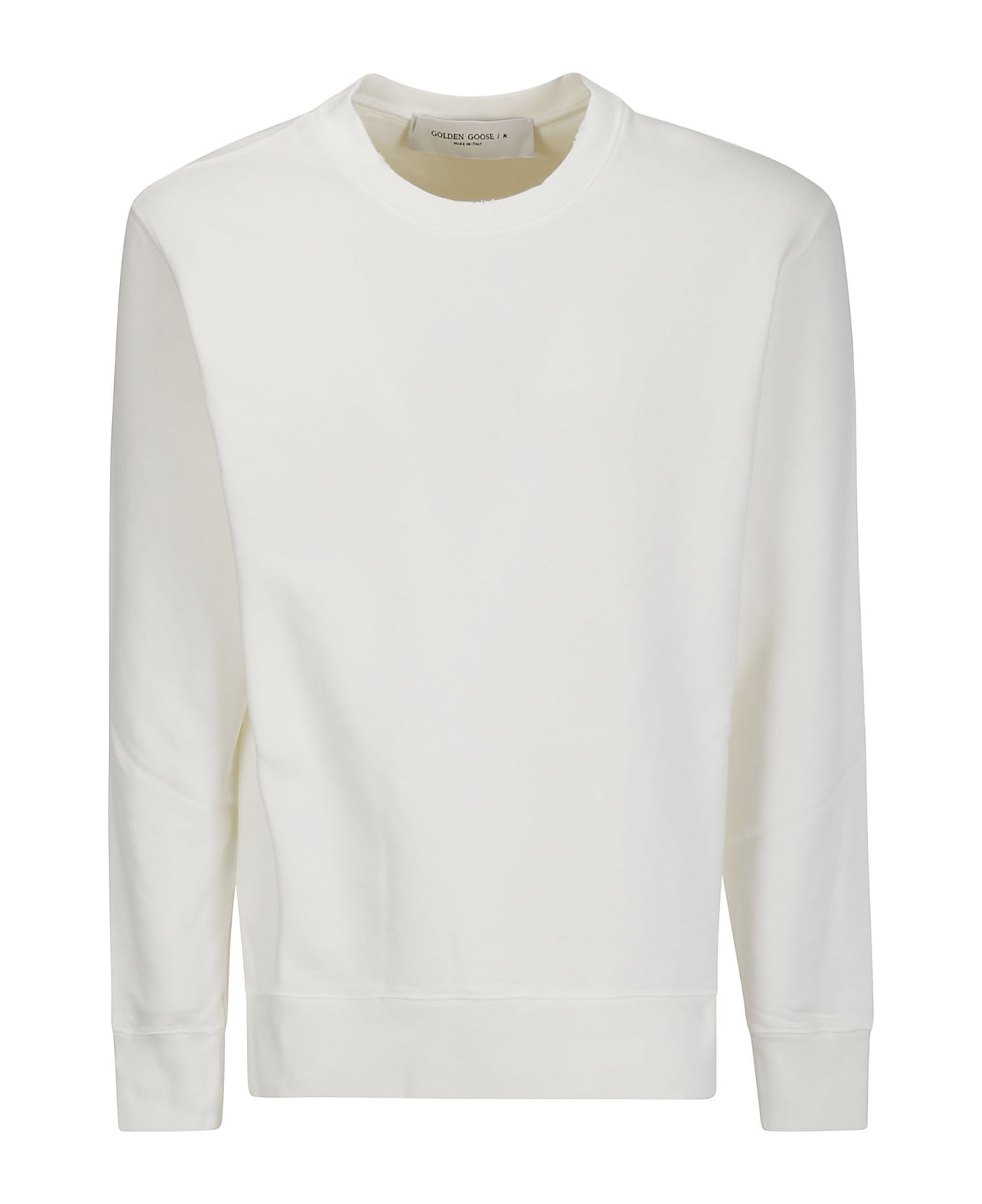 Golden Goose Cotton Sweatshirt - VINTAGE WHITE フリース