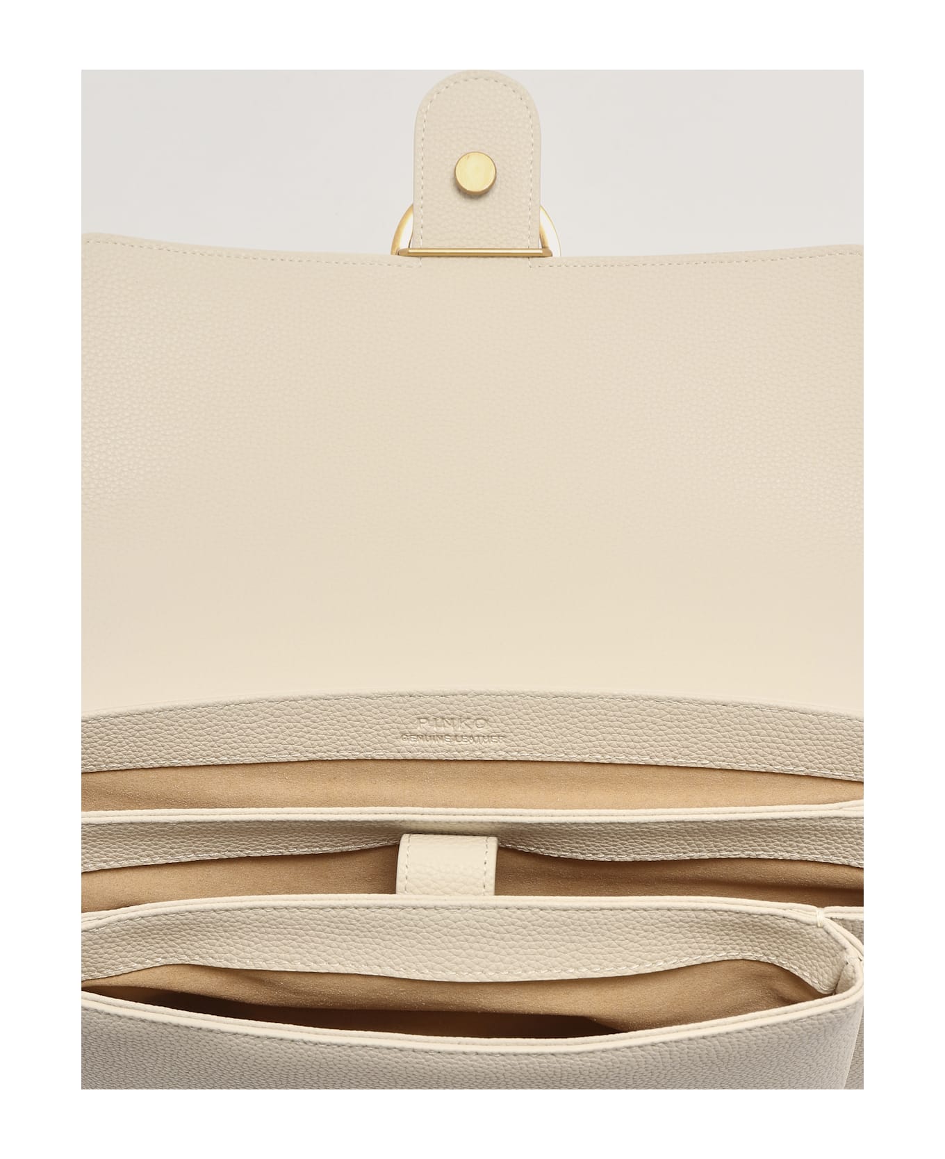Pinko Love Soft Big Shoulder Bag - BIANCO