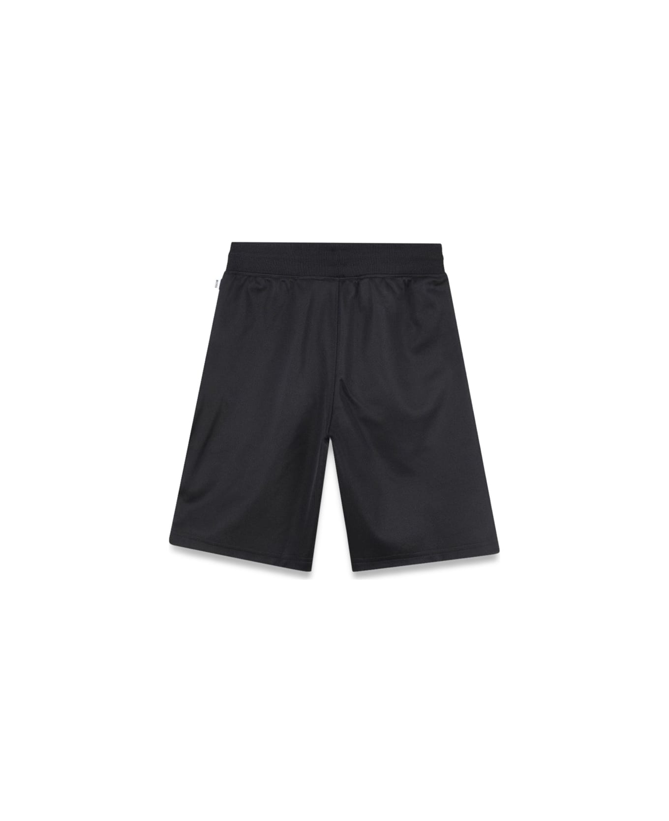 Hugo Boss Zip-up Cardigan Set With Shorts - BLACK