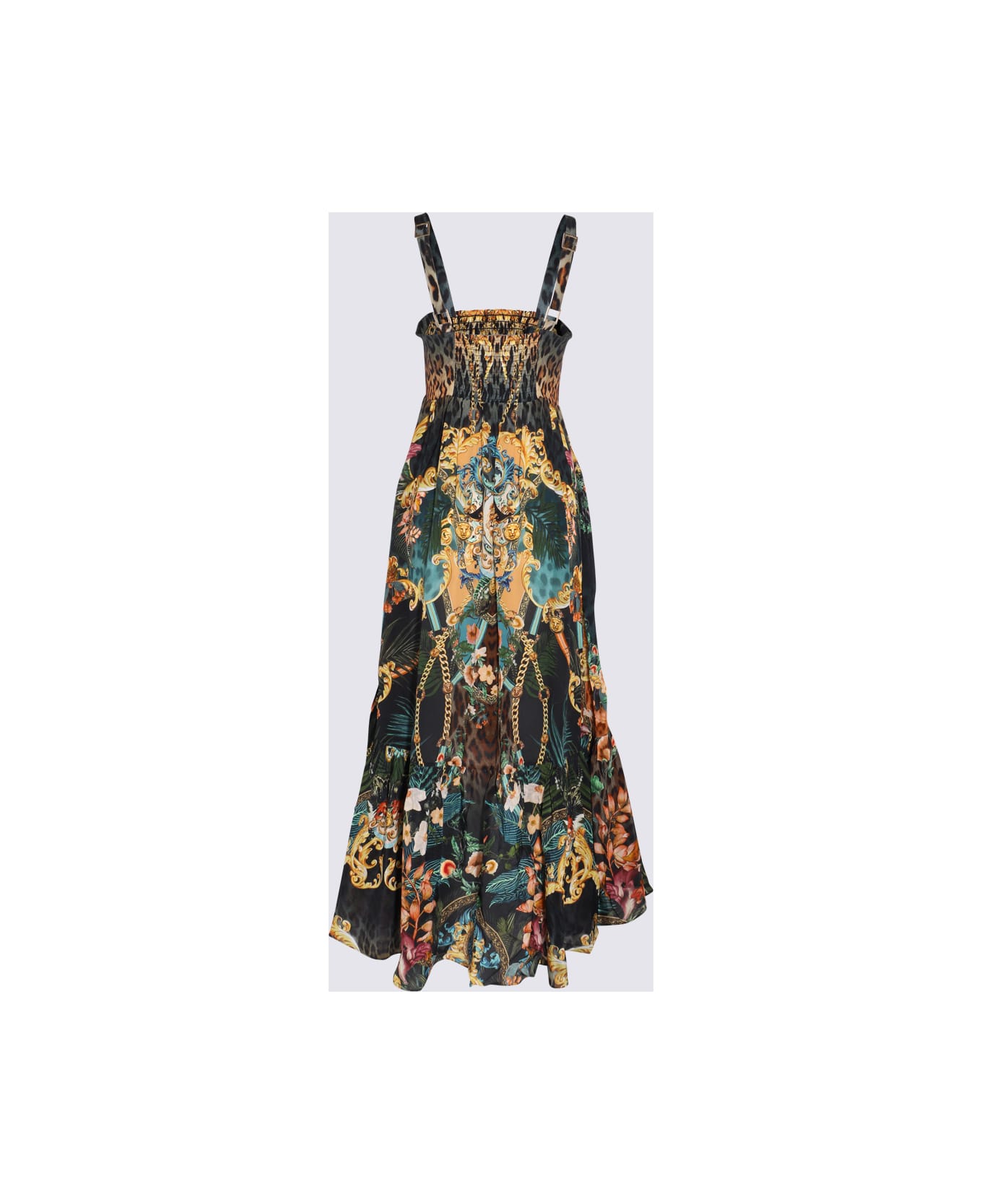 Camilla Multicolour Silk Dress - FEARLESS FELIS