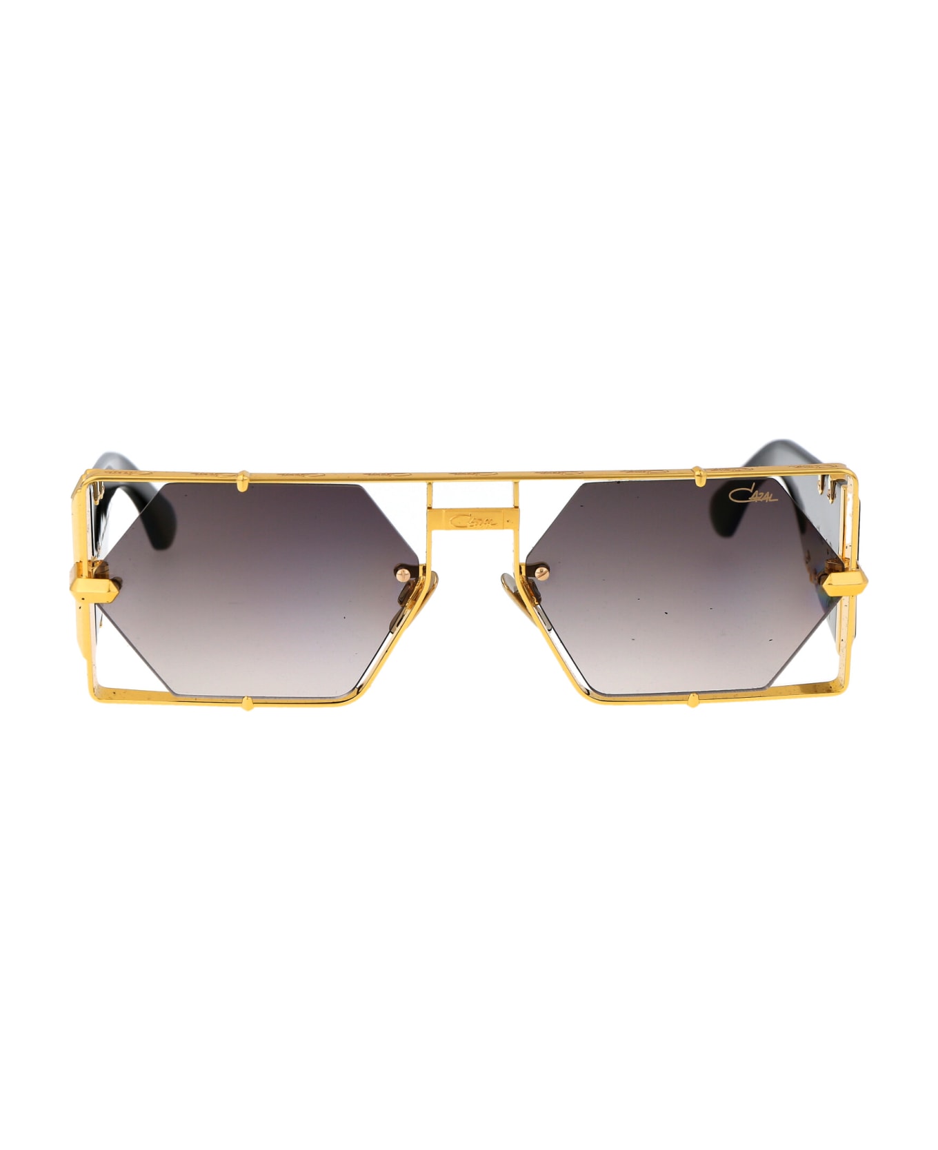 Cazal Mod. 004 Sunglasses - 001 GOLD BLACK 