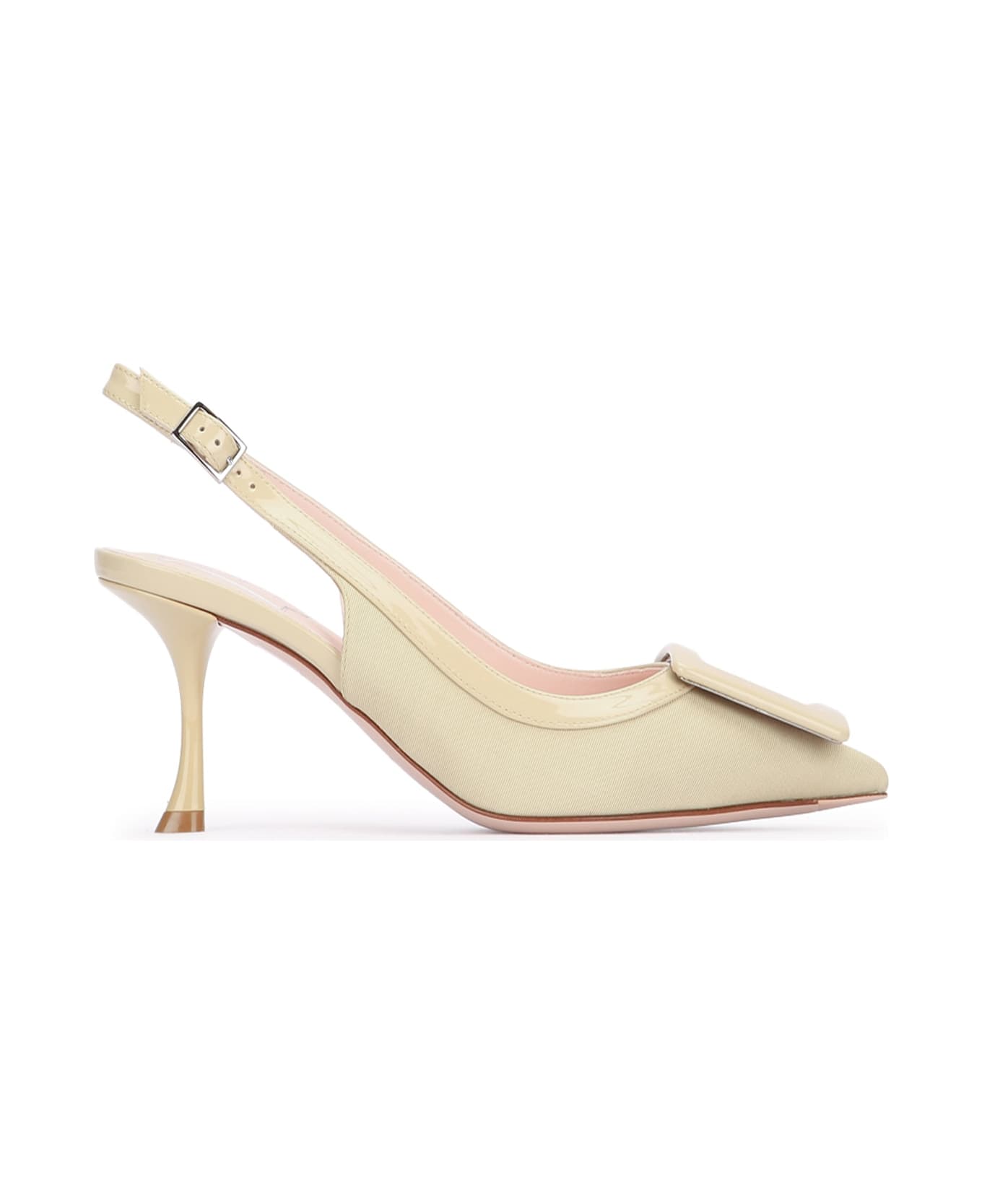 Roger Vivier Viv In The City Sling Back 65 - C602BEIGEC222CANAPACHIARO