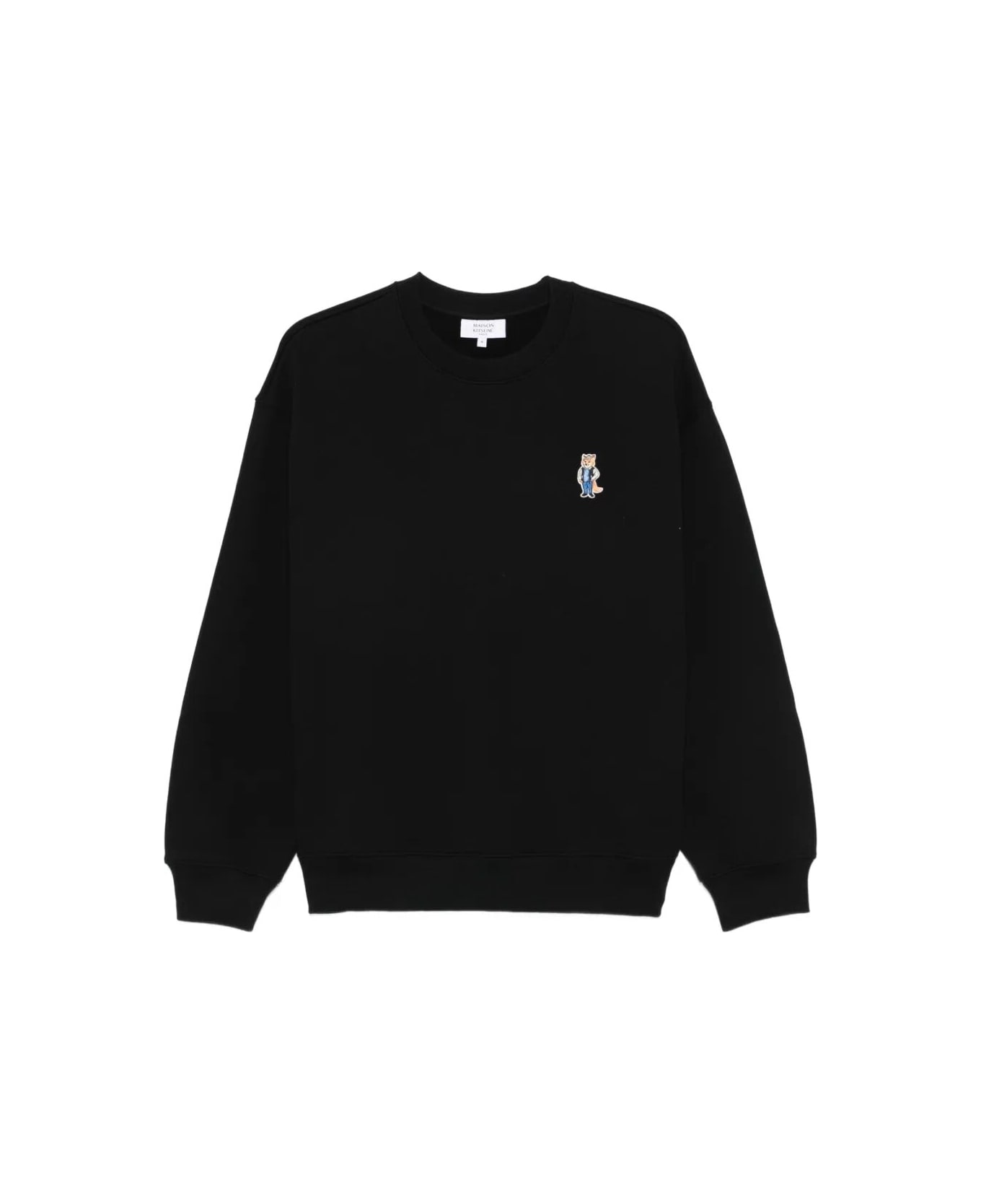 Maison Kitsuné Dressed Fox Comfort Sweatshirt - Black