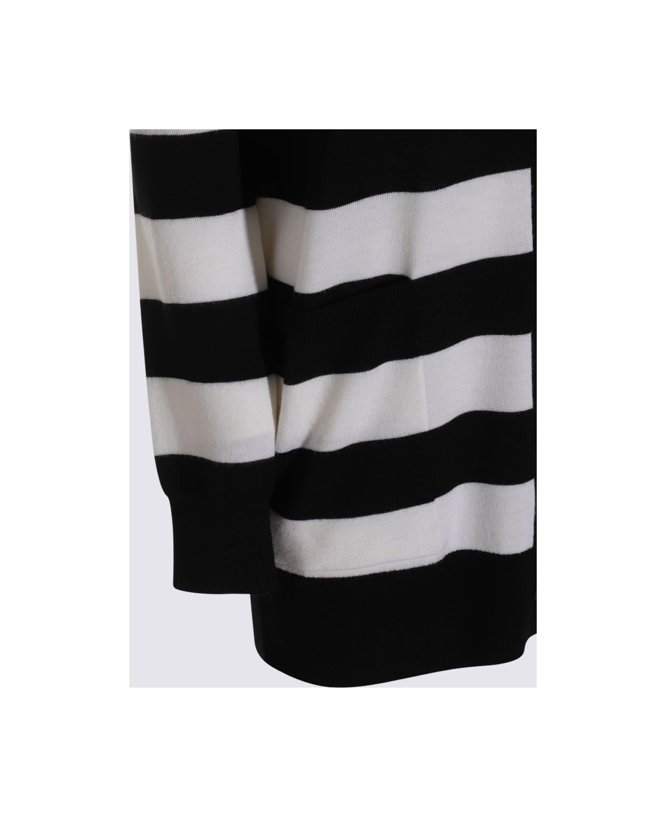 Max Mara Black And White Knitwear - White
