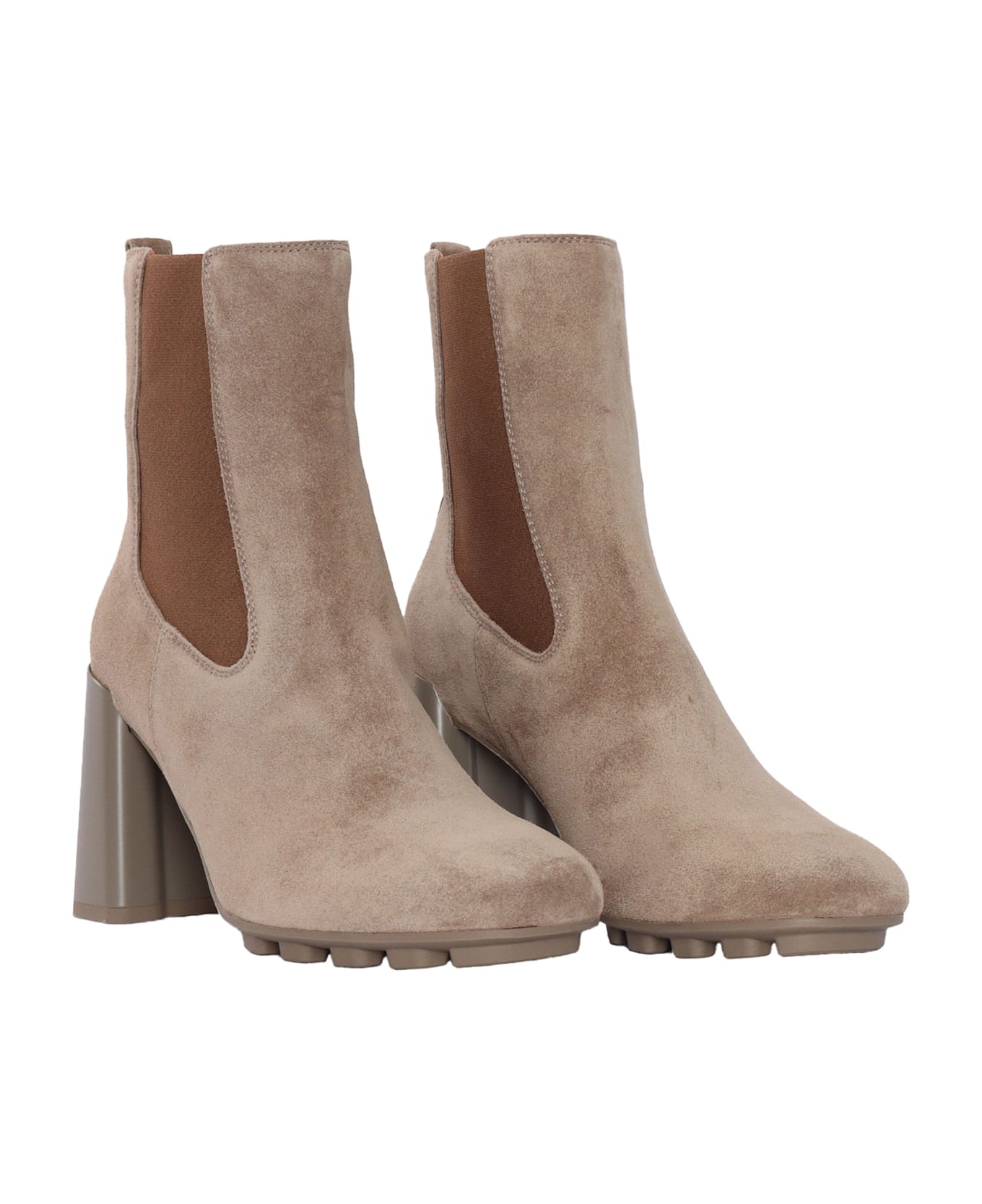 Hogan H695 Chelsea Boots - BROWN