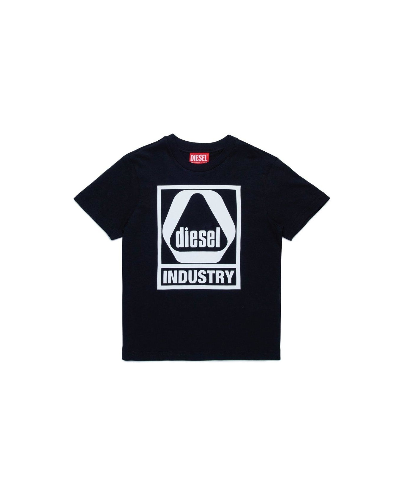 Diesel Tunni Logo-printed Crewneck T-shirt