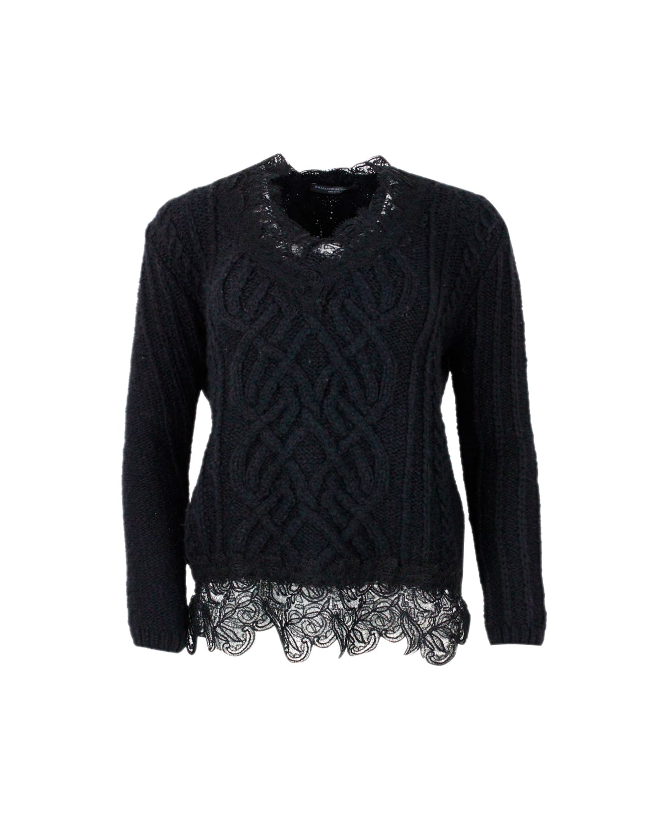 Ermanno Scervino Sweater - Black