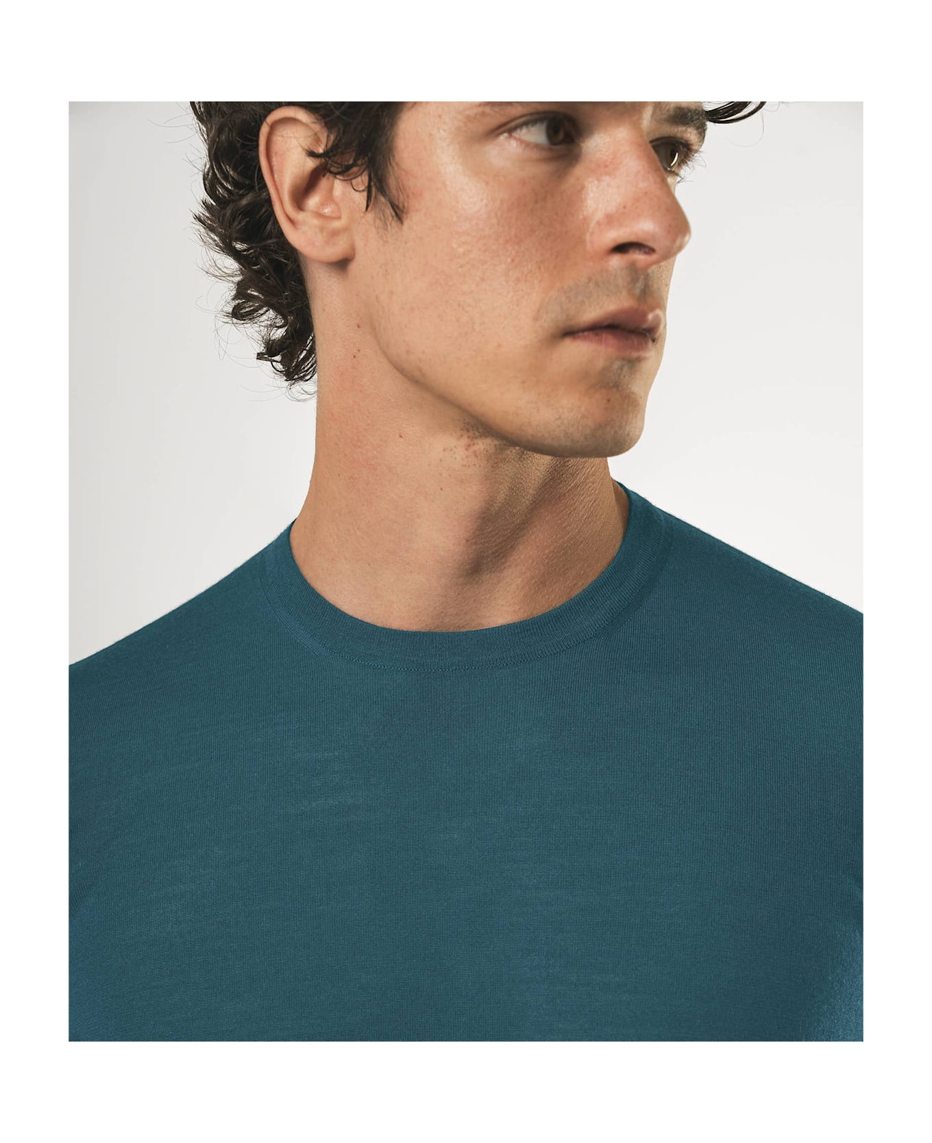 Larusmiani Crewneck Roquebrune T-Shirt - Green