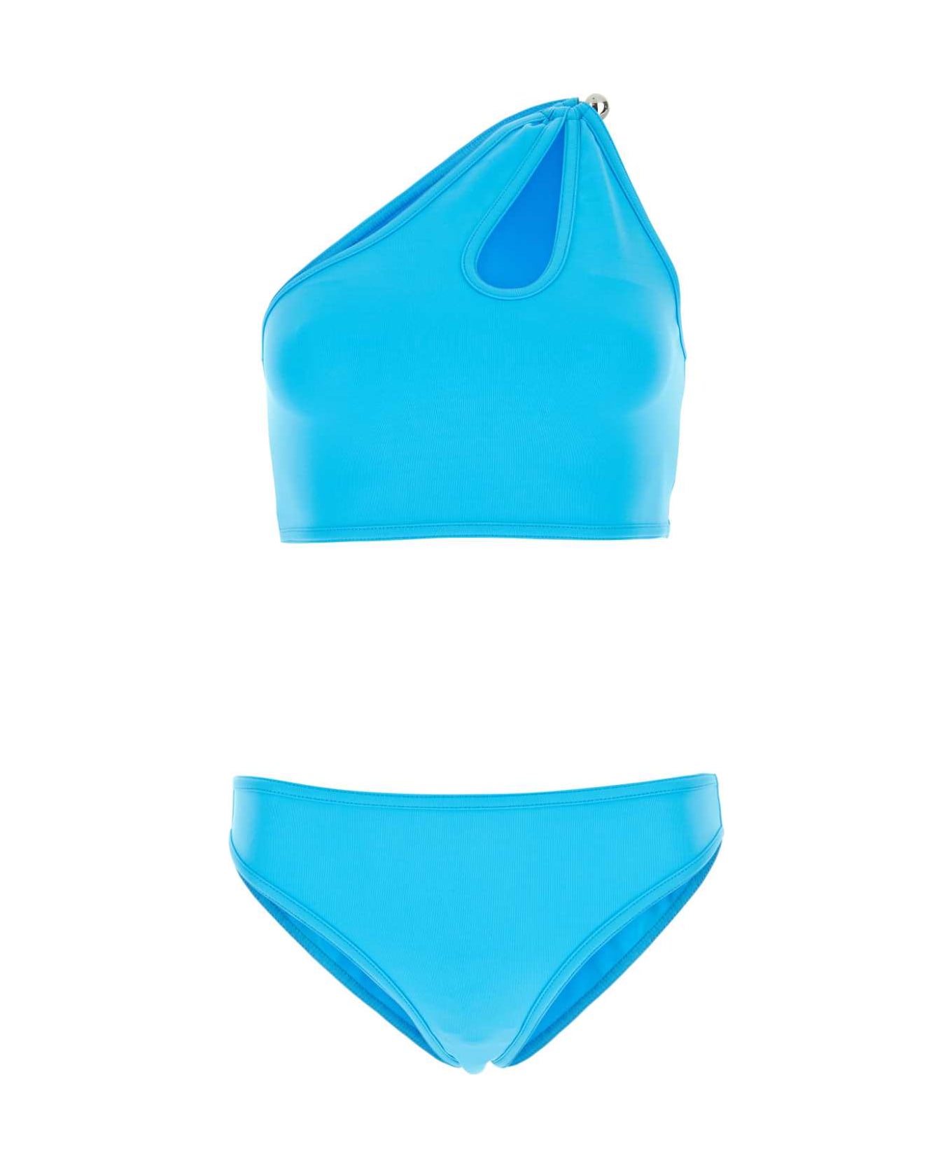 Bottega Veneta Turquoise Stretch Nylon Bikini - 4073