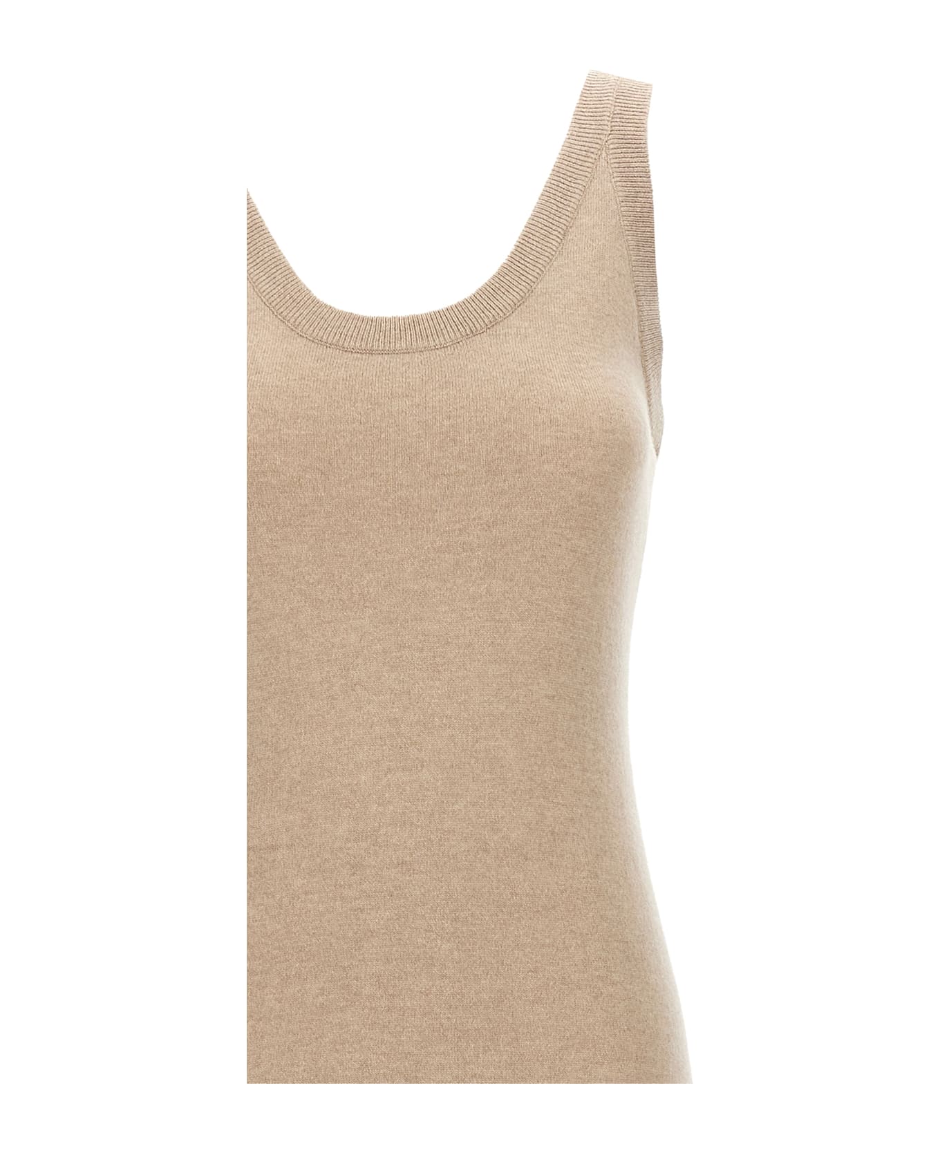 Brunello Cucinelli Cashmere Dress - Beige