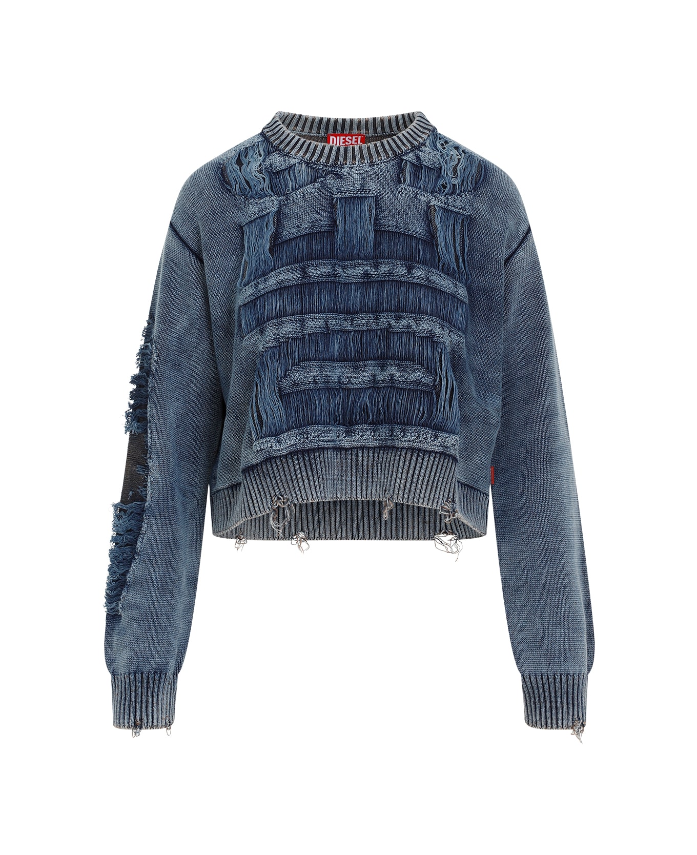 Diesel M-rotta Sweater - At Peacoat Blue