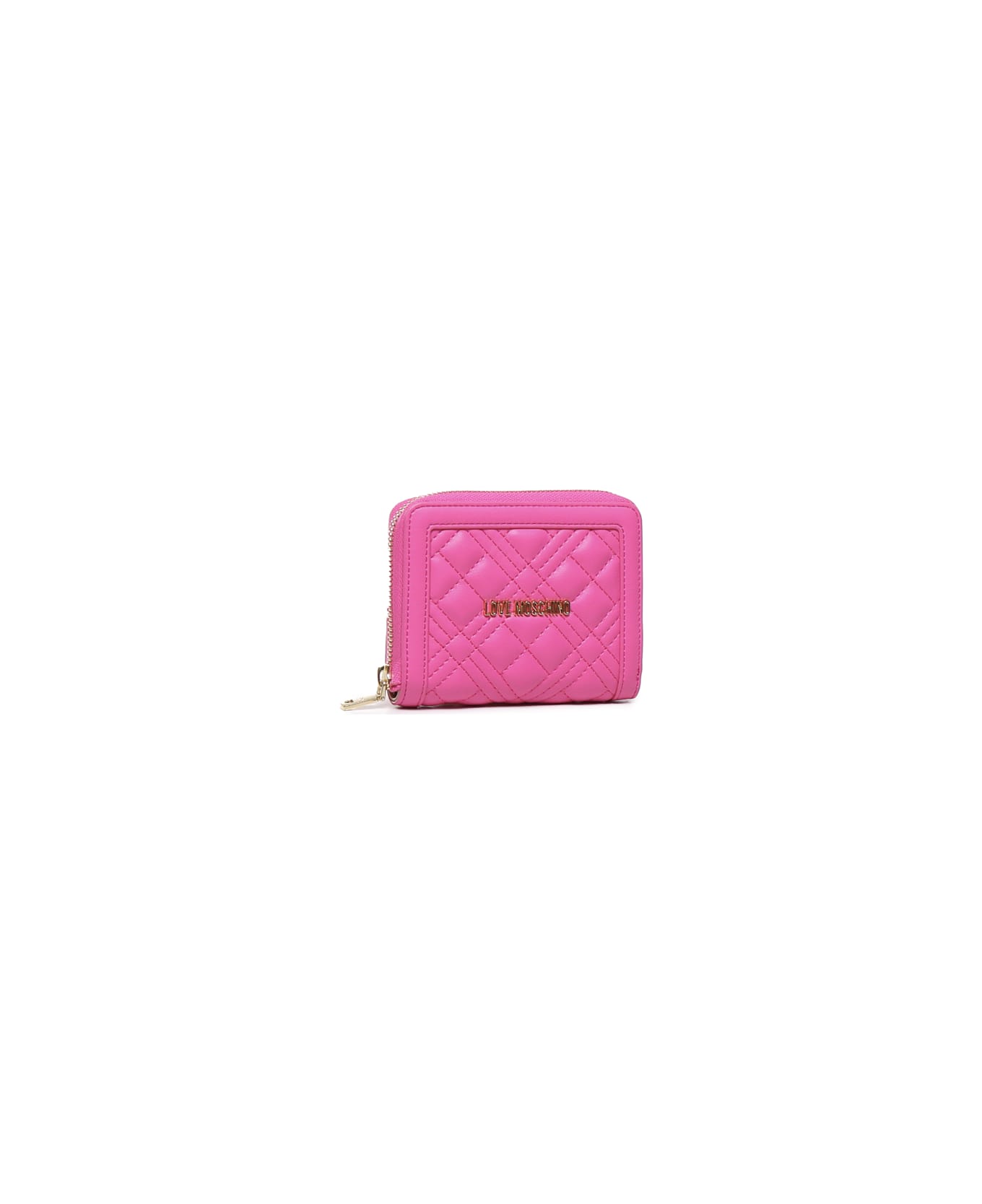 Love Moschino Wallet With Logo - Fuxia