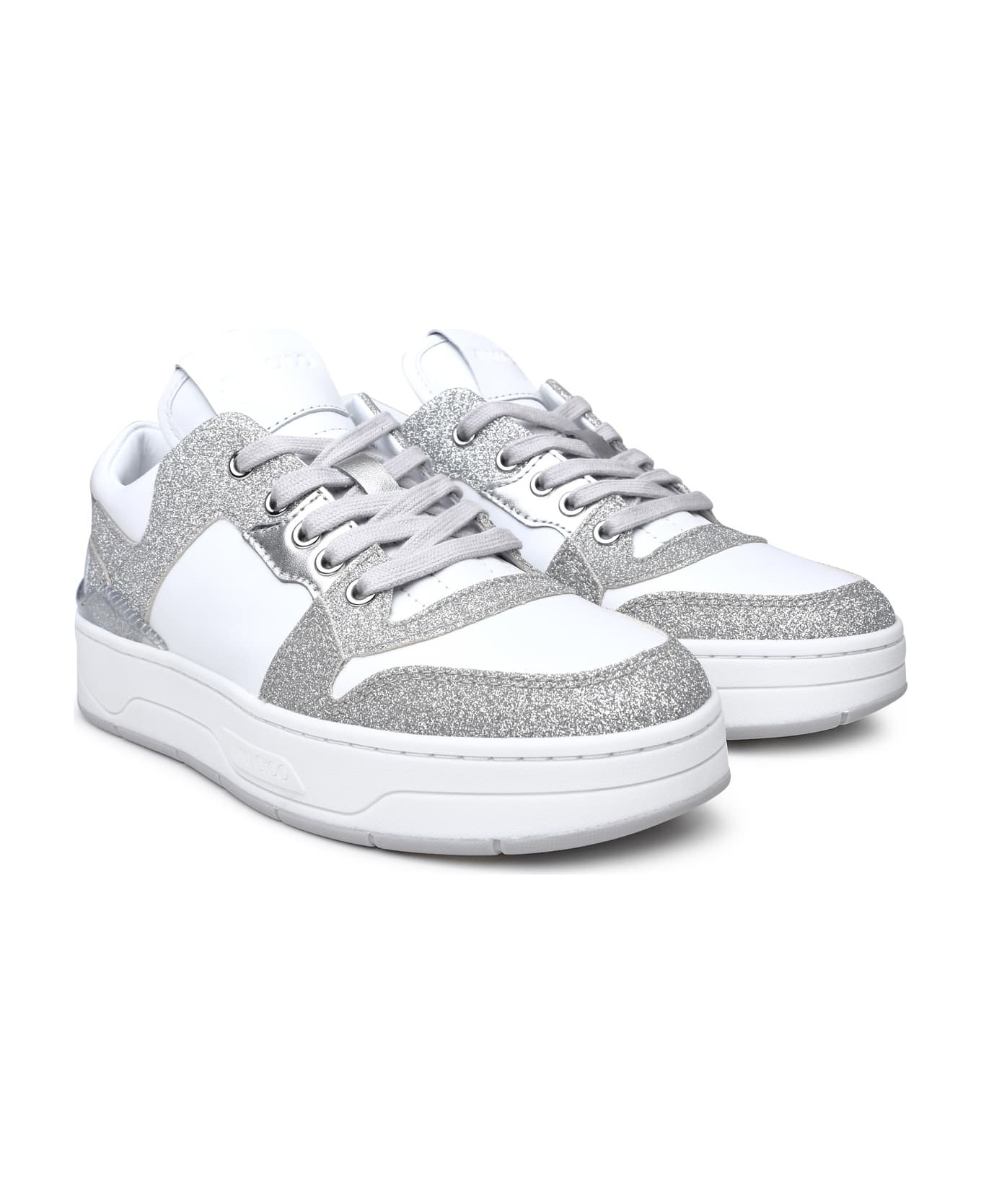 Jimmy Choo Cashmere White chie Sneakers - White