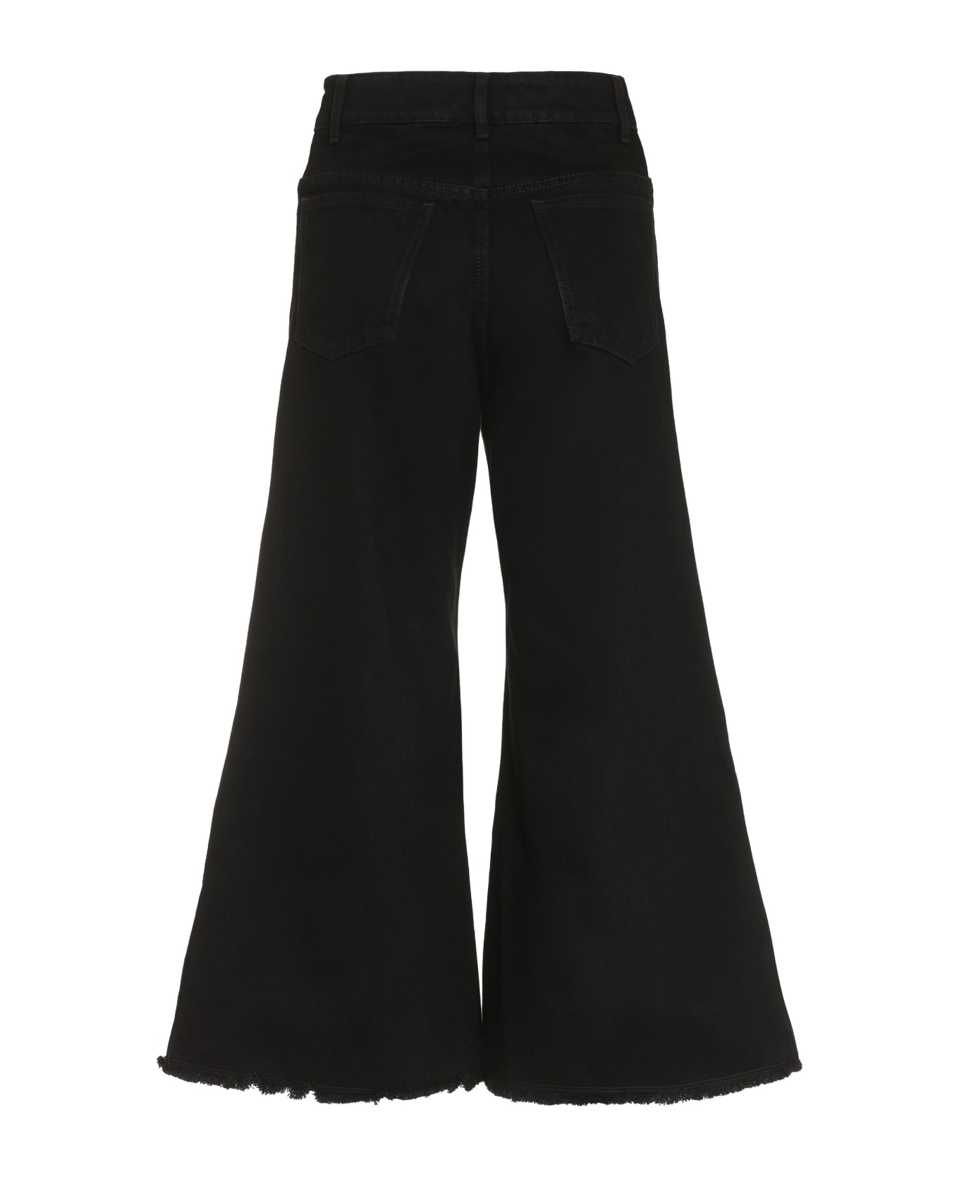 Mother Of Pearl Chloe Cropped Jeans - black デニム