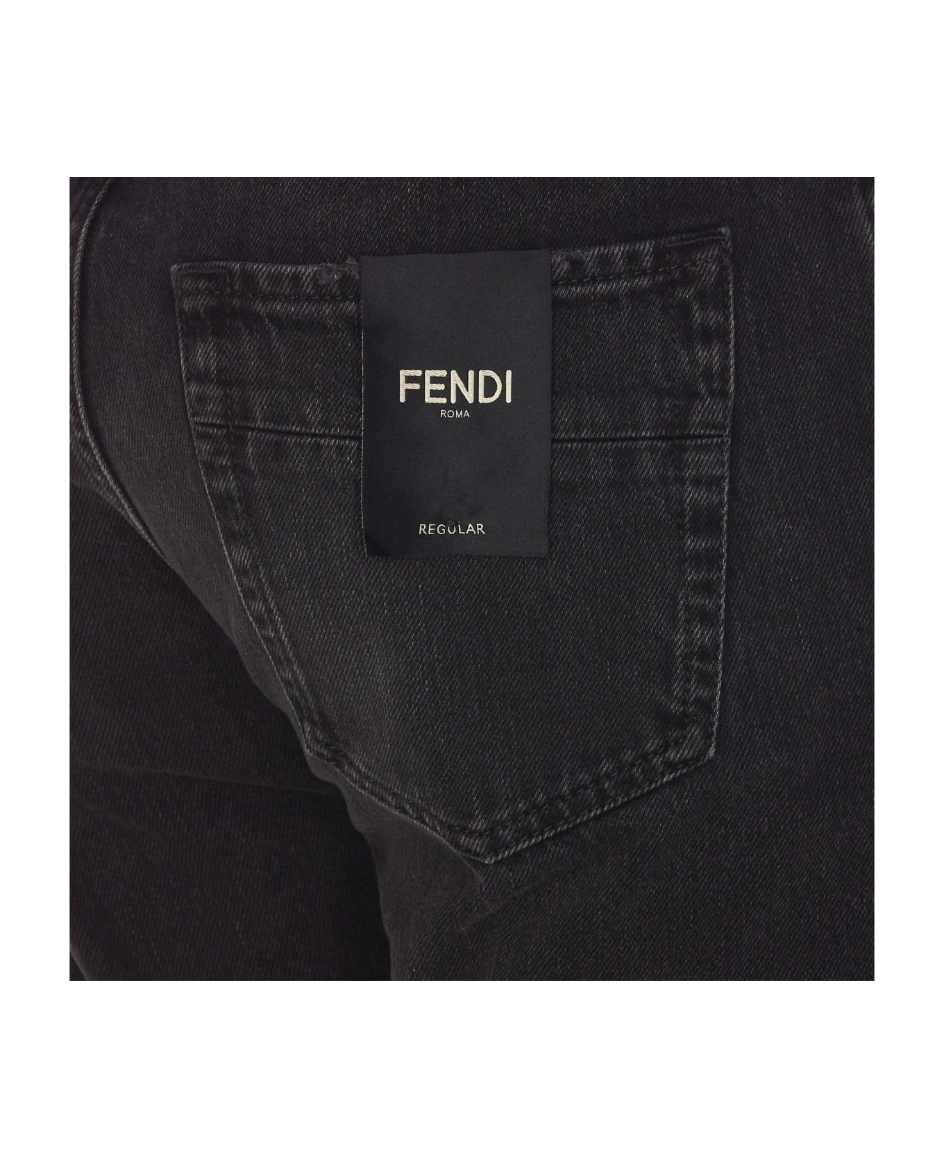 Fendi Straight-leg Jeans - NERO