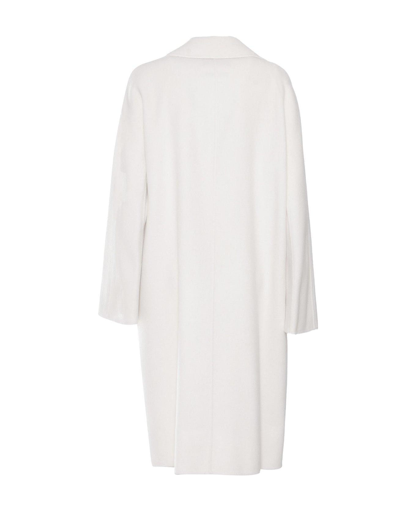 Max Mara Studio Licenza Double-breasted Coat - White