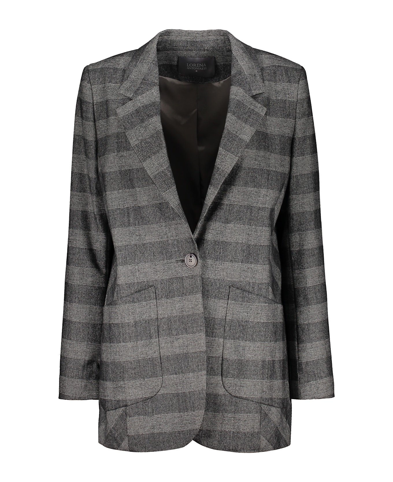 Lorena Antoniazzi Virgin Wool Blazer - grey