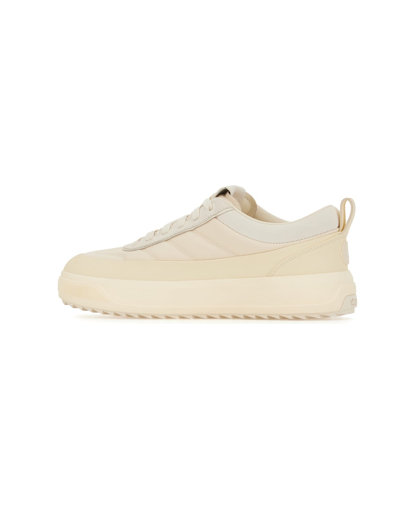 Moncler Ivory Fabric Altive Sneakers - White