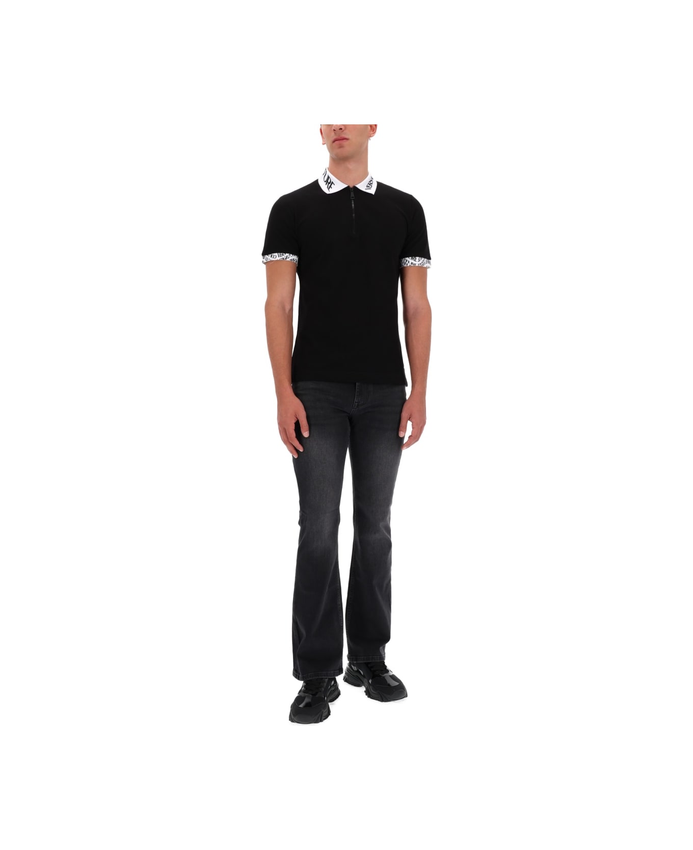 Versace Jeans Couture Jeans Slim Piece Number - BLACK