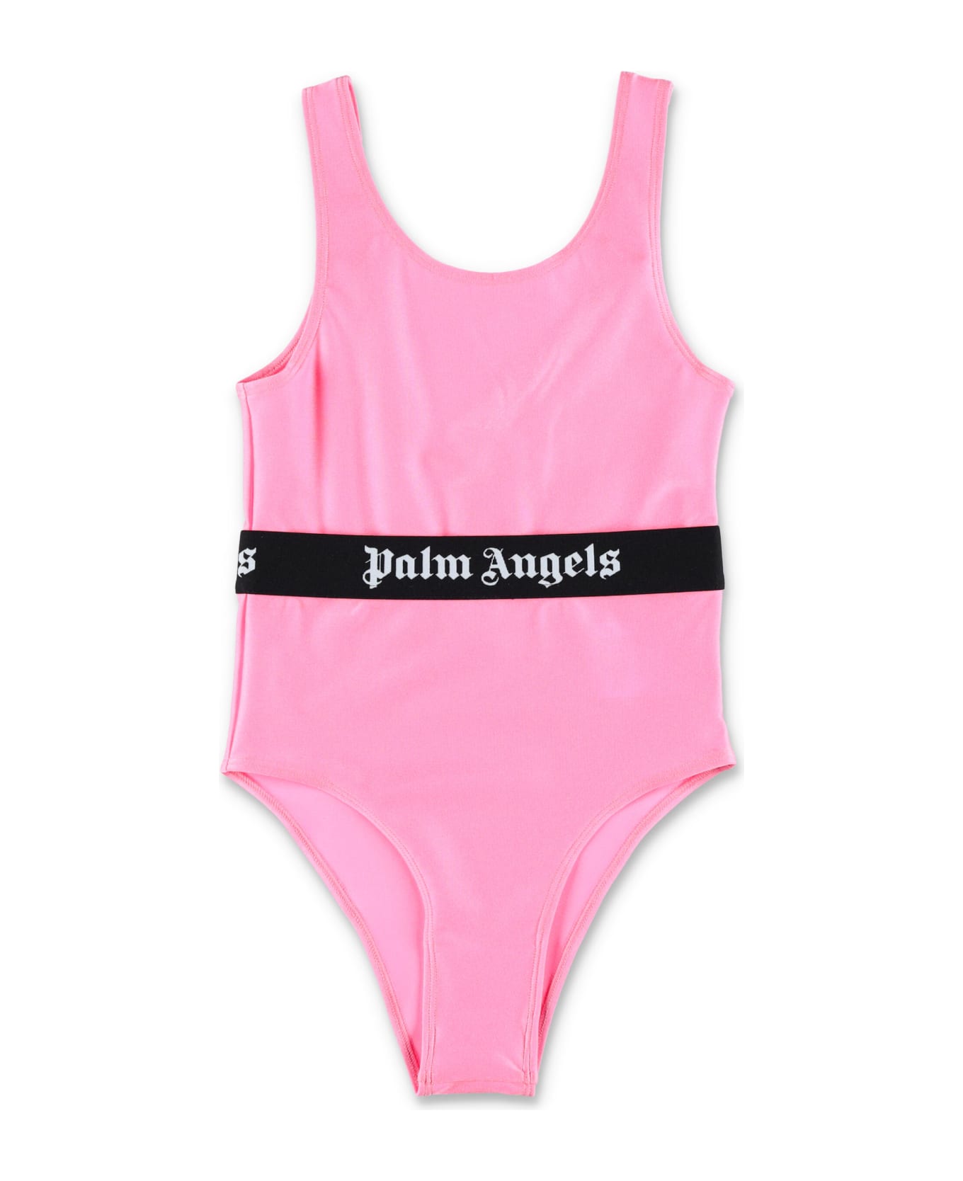 Palm Angels Logo Band Swimsuit - PINK