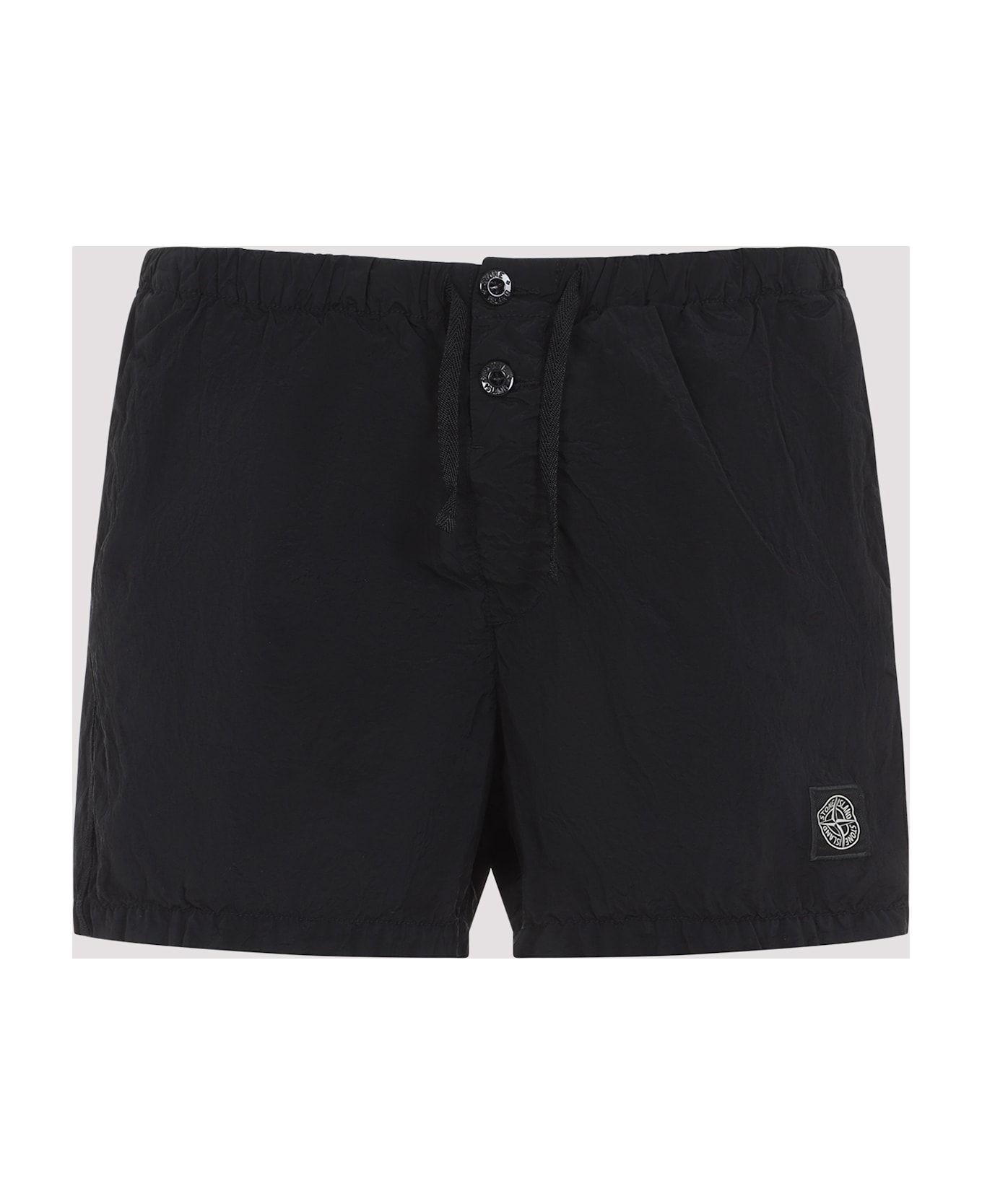 Stone Island Polyamide Shorts - Black