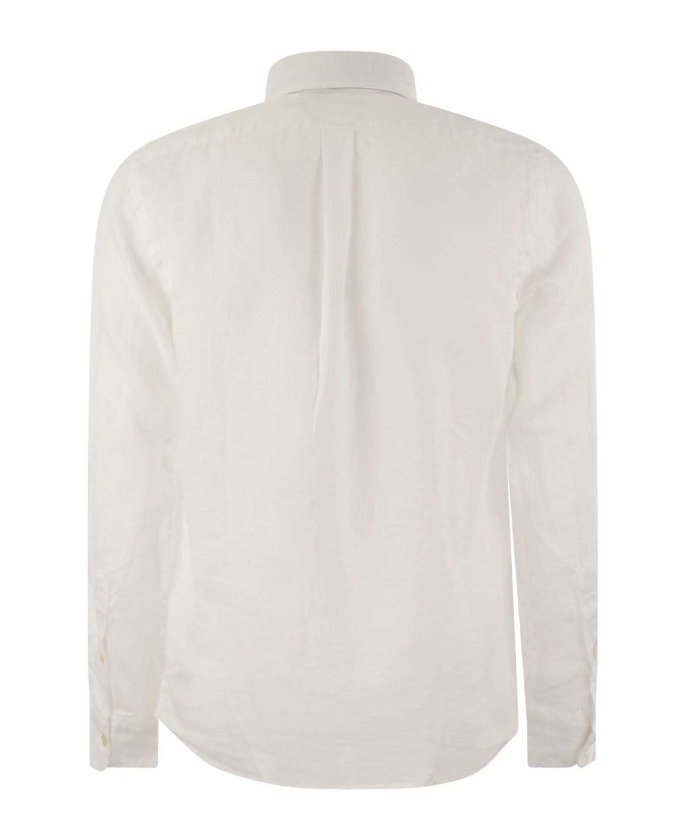 Polo Ralph Lauren 'classics' Linen Shirt - White