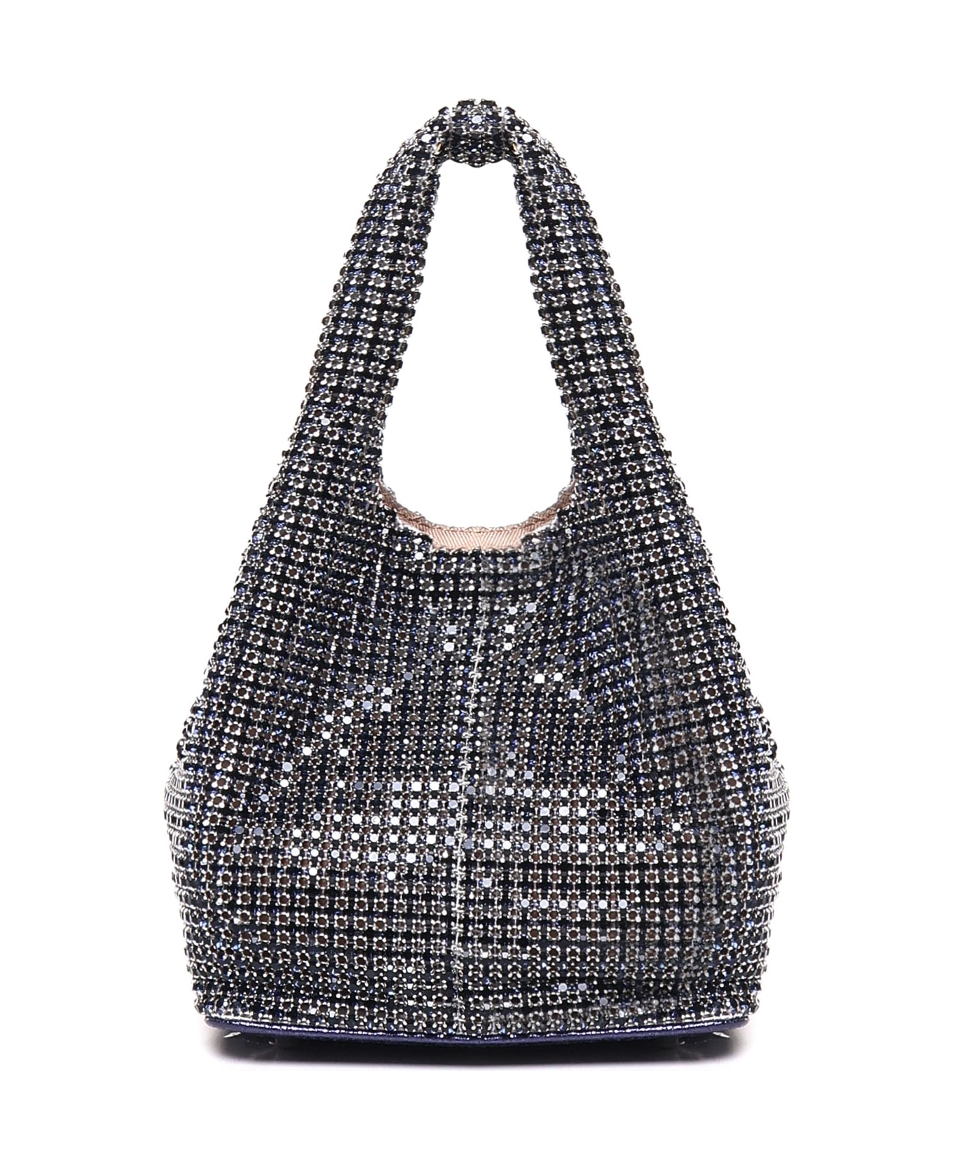 Love Moschino Stone Strass Mini Bag - MIDNIGHT