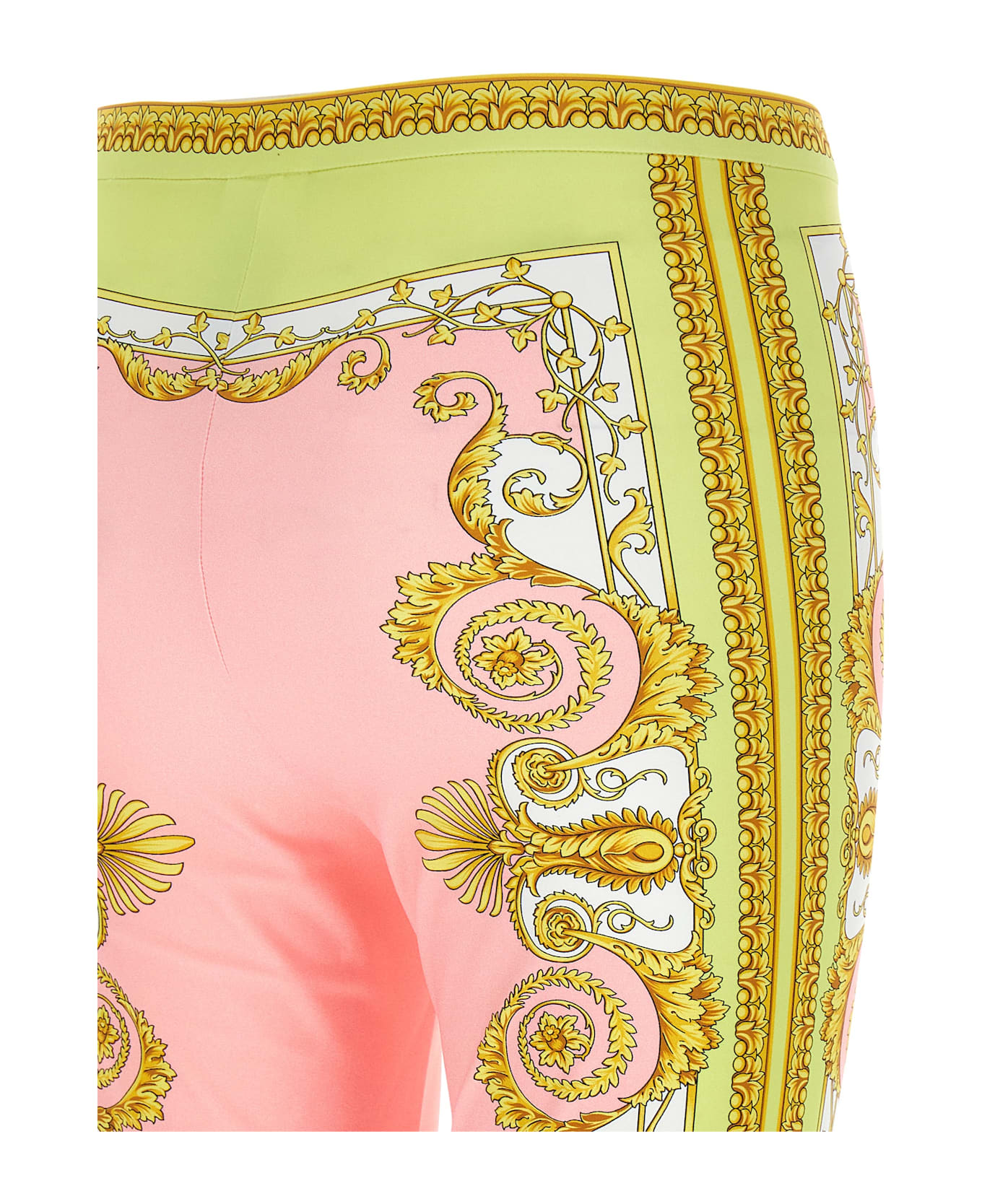 Versace 'spring Barocco' Leggings - Pink