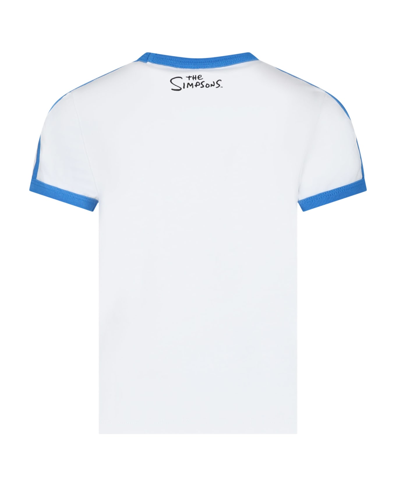 MC2 Saint Barth White T-shirt For Boy With Bart Simpson - White