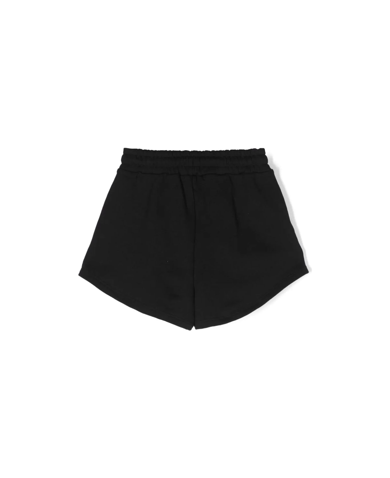 MSGM Shorts Con Stampa - Black