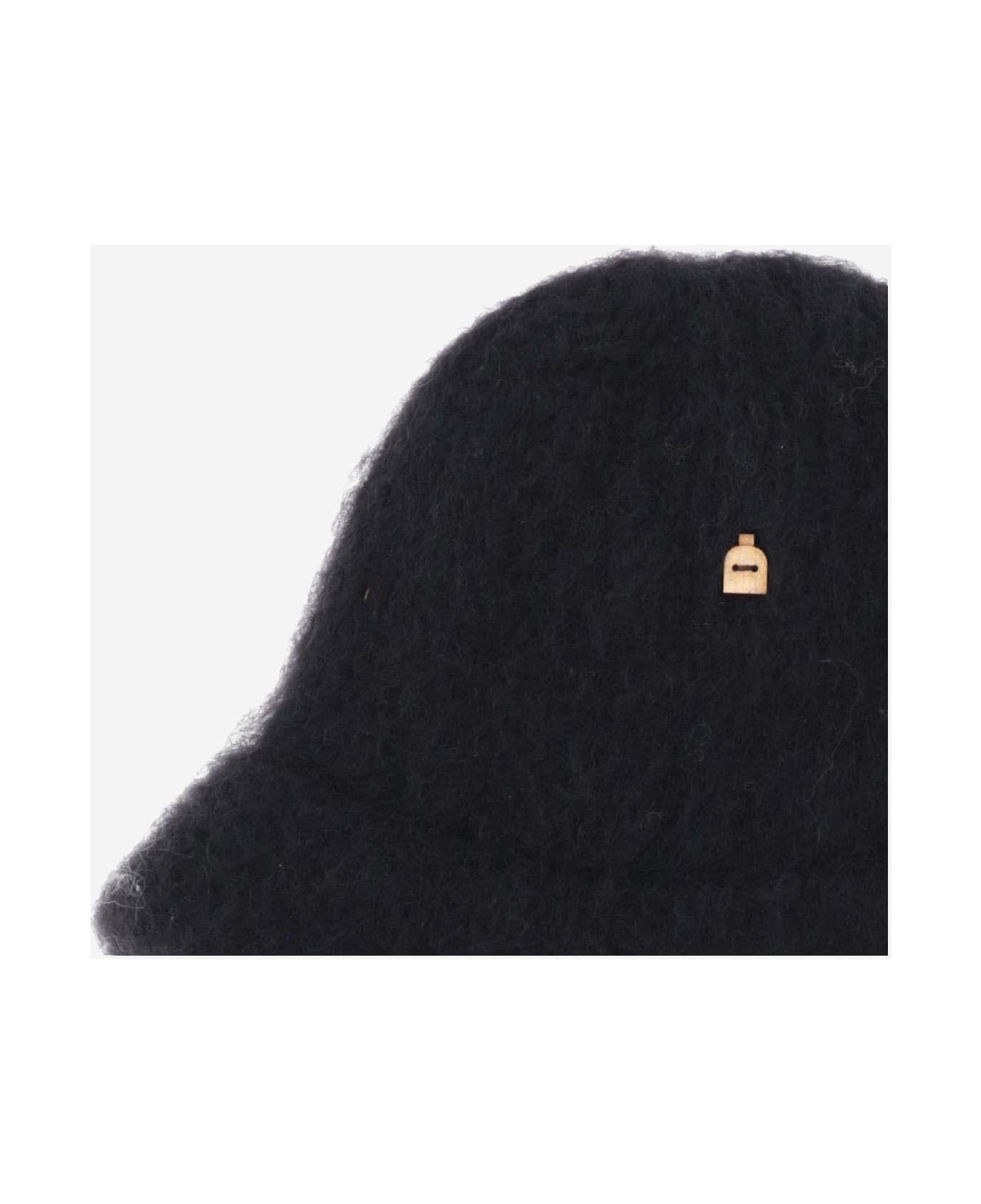 Myssy Wool Bucket Hat - Black