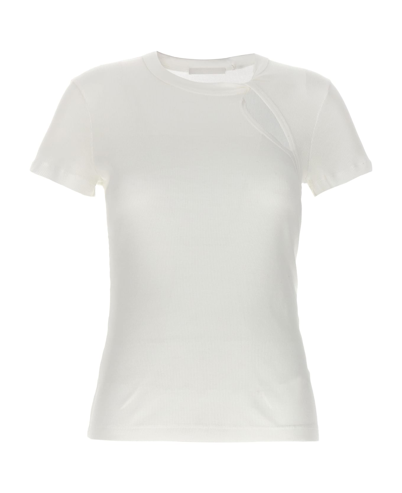 Helmut Lang Cut-out T-shirt - White