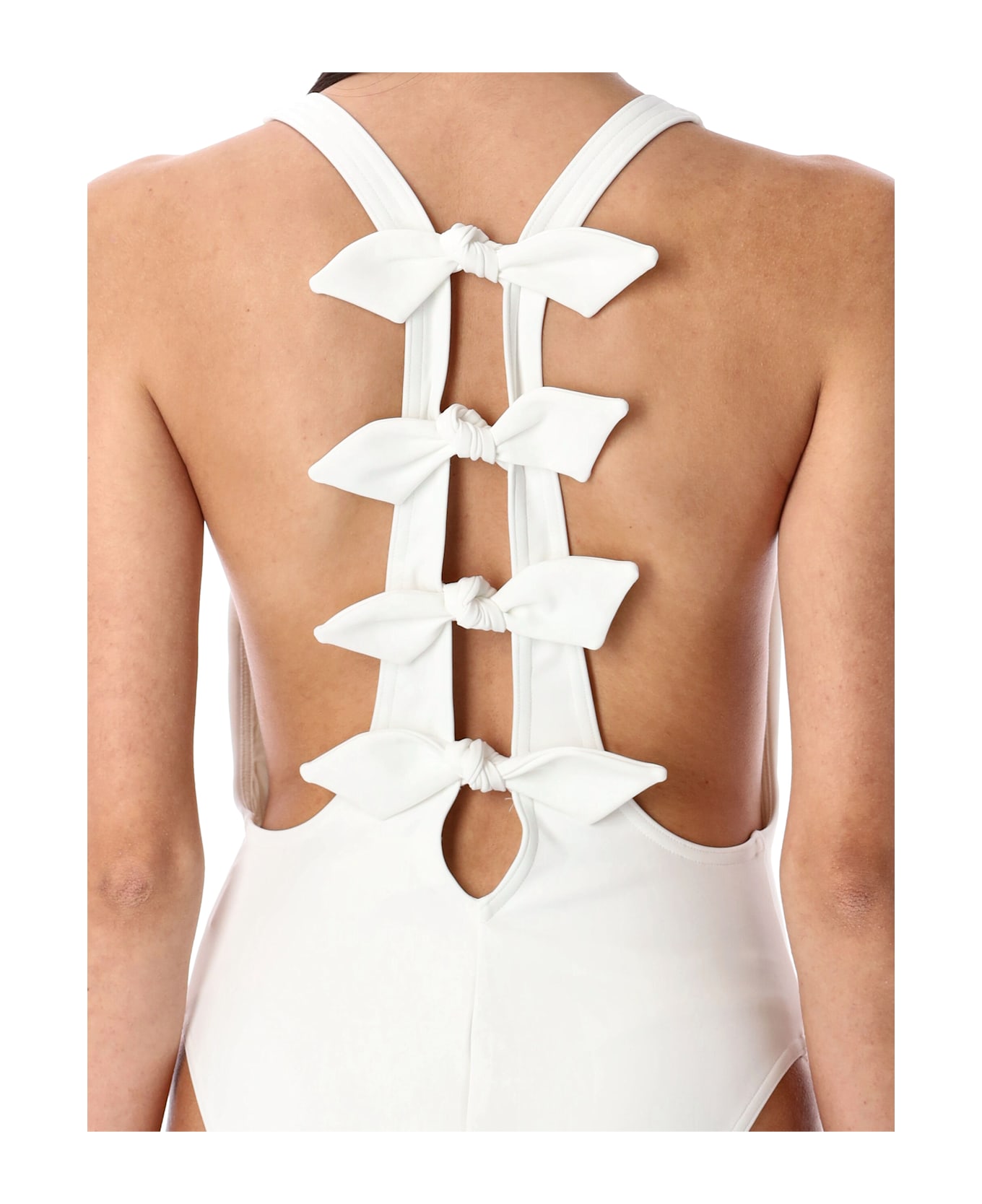 Zimmermann Everly Sccop Bow 1pc - IVORY WHITE