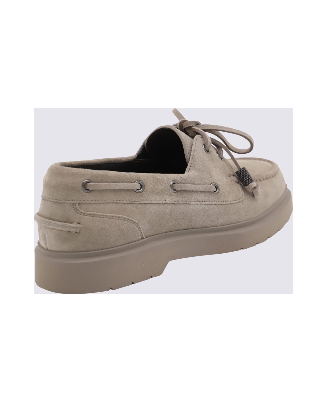 Brunello Cucinelli Beige Loafers - White