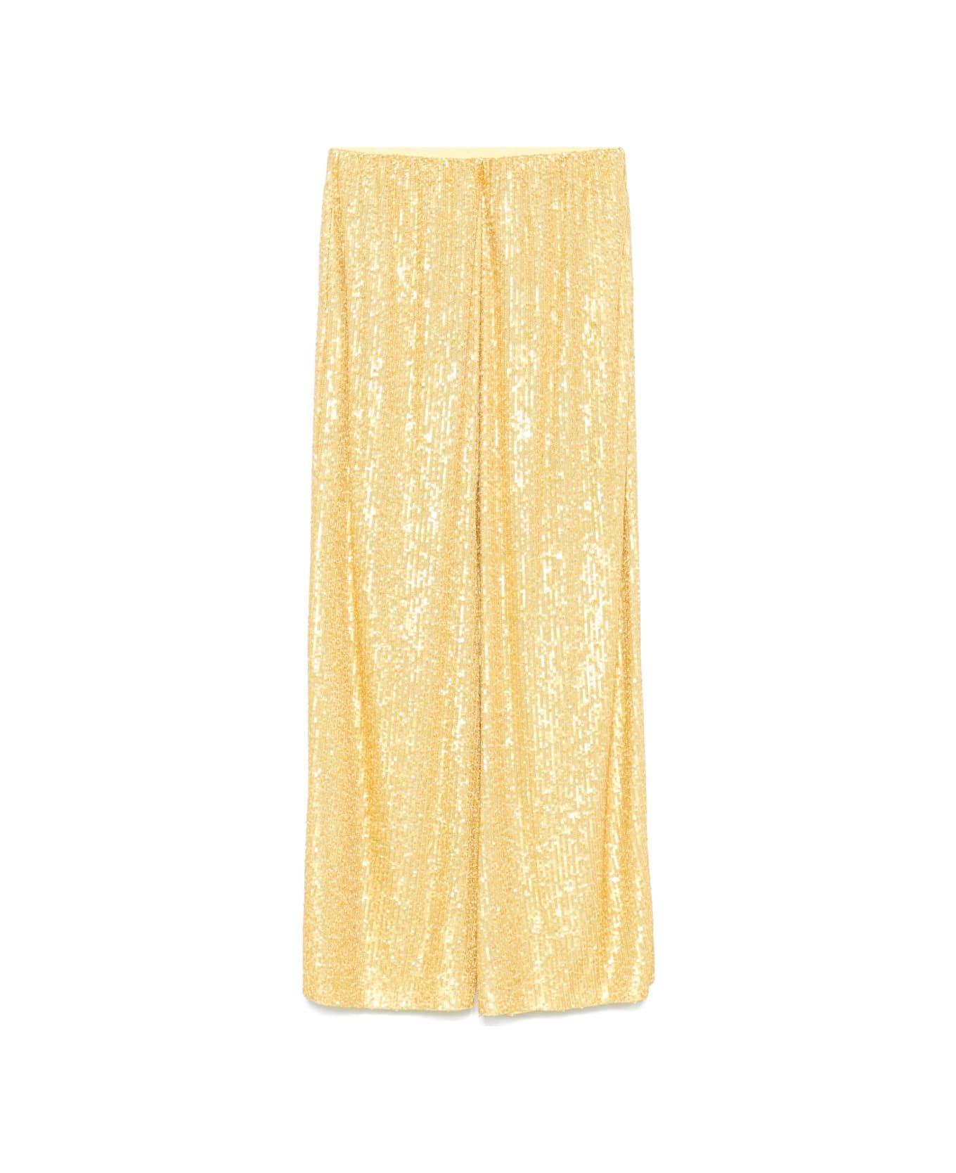 Norma Kamali Wide-leg Trousers - Yellow