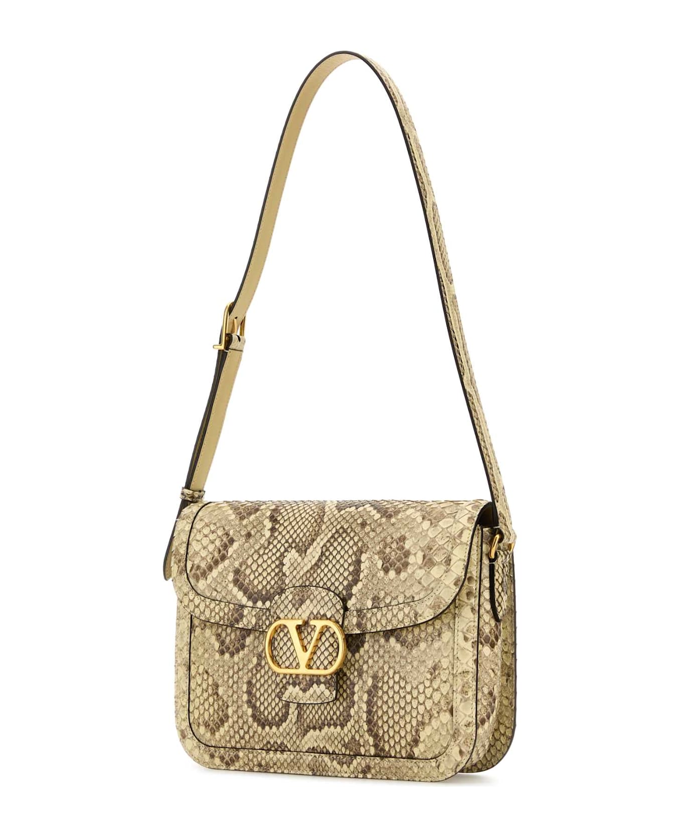 Printed Leather 9to5 Shoulder Bag