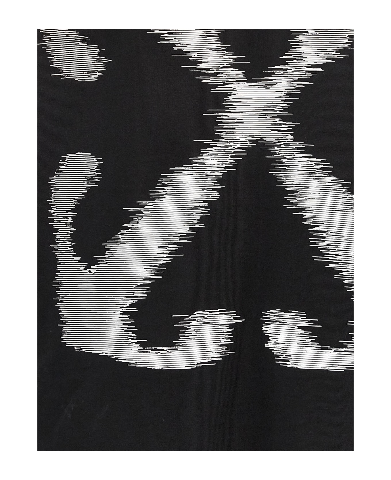 Off-White 'windy Arrow Skate' T-shirt - BLACK - WHITE