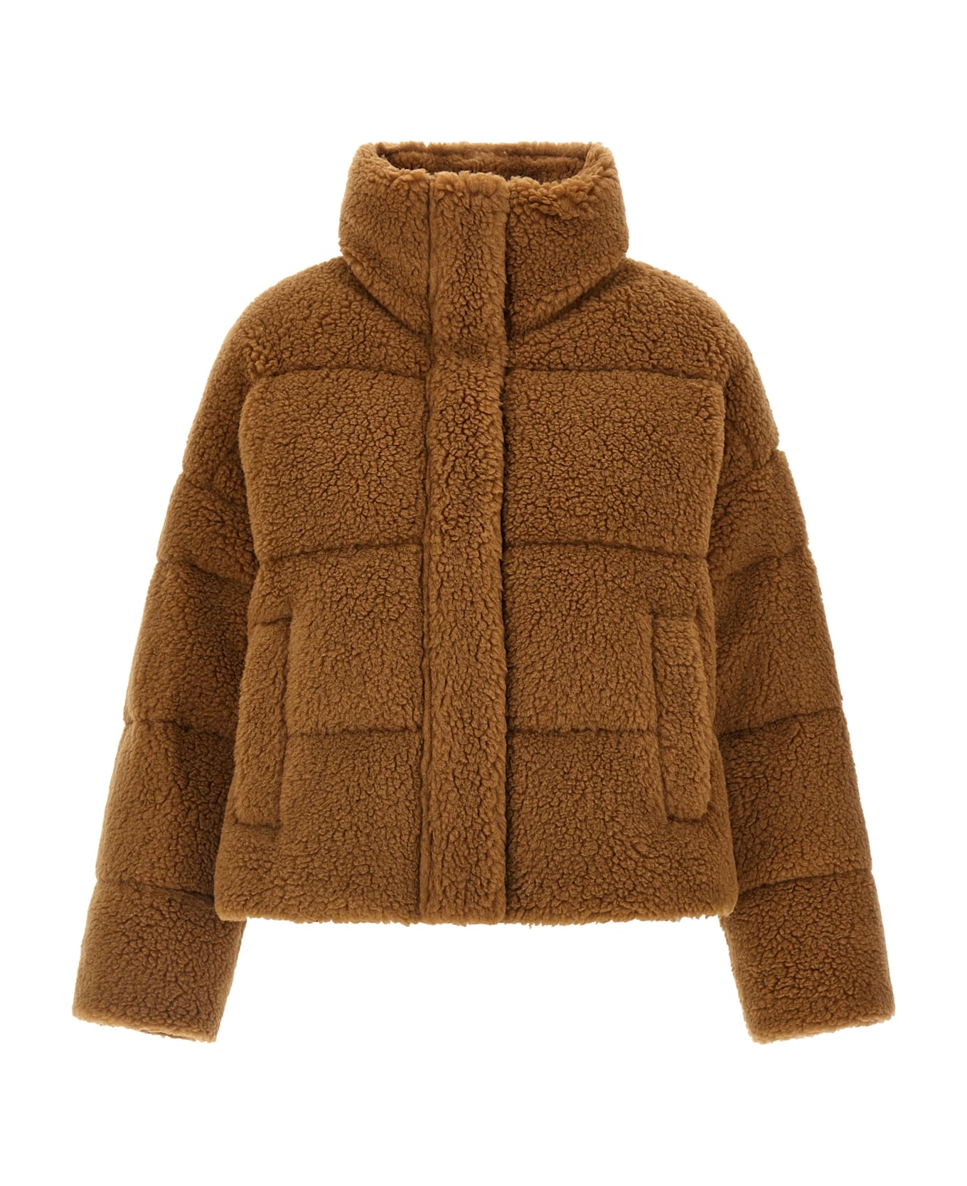 Weekend Max Mara 'alfredo' Down Jacket - Brown