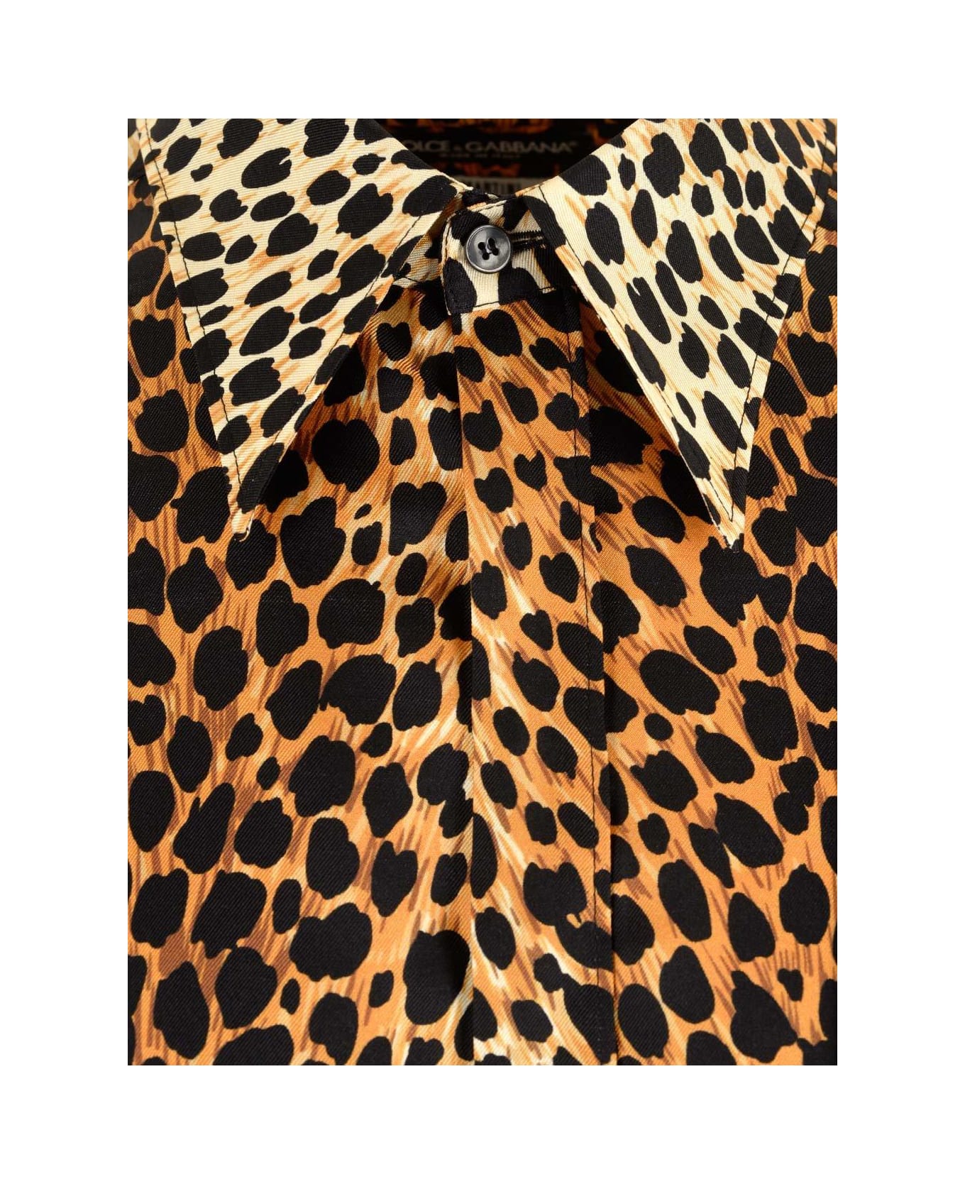 Dolce 
Gabbana Silk Shirt - Animalier