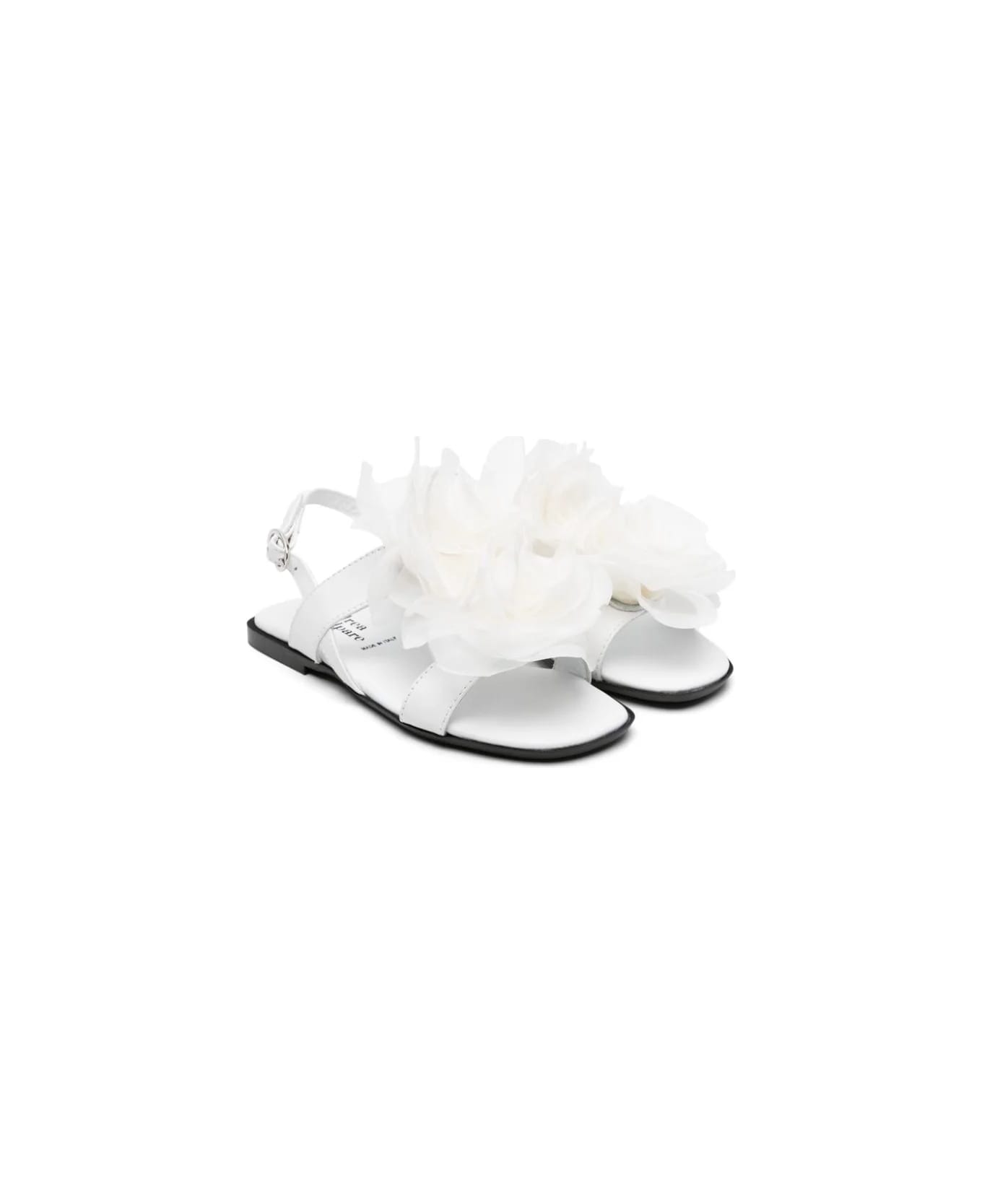 Andrea Montelpare Sandal With Applications - White