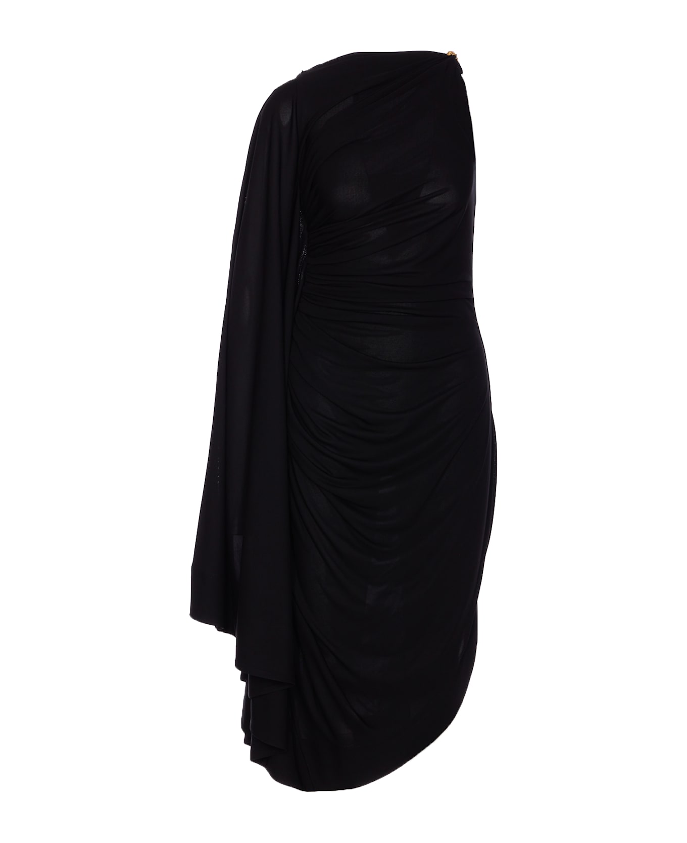 Bottega Veneta Draped Dress - Black