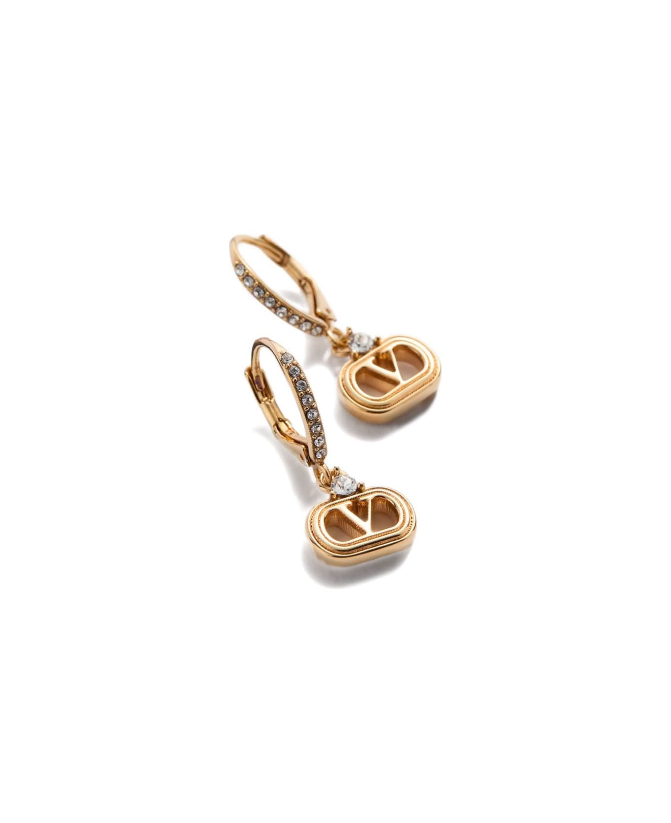 Valentino Garavani Vlogo Signature Earrings - Golden