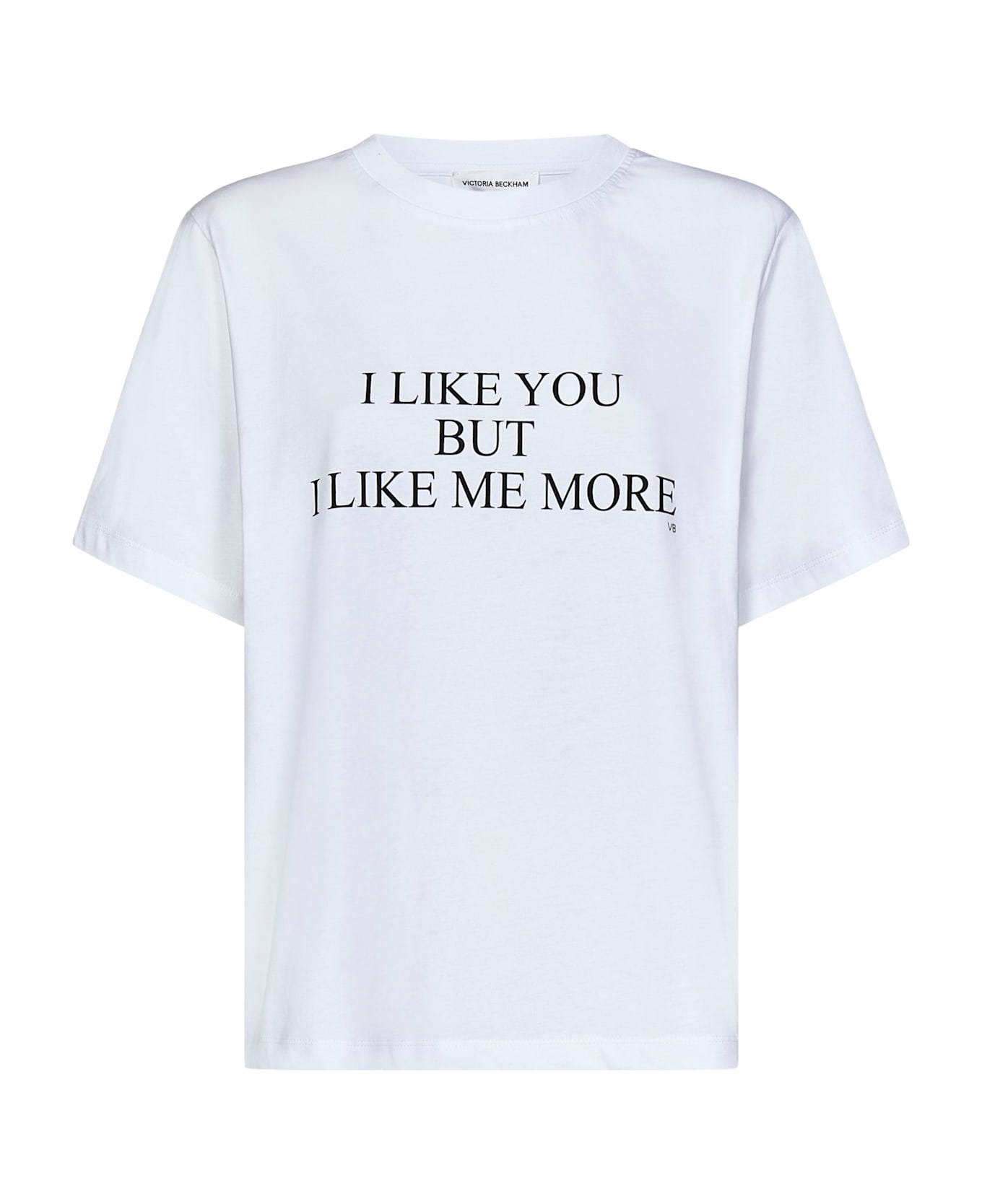 Victoria Beckham 'i Like You But I Like Me More' T-shirt - White