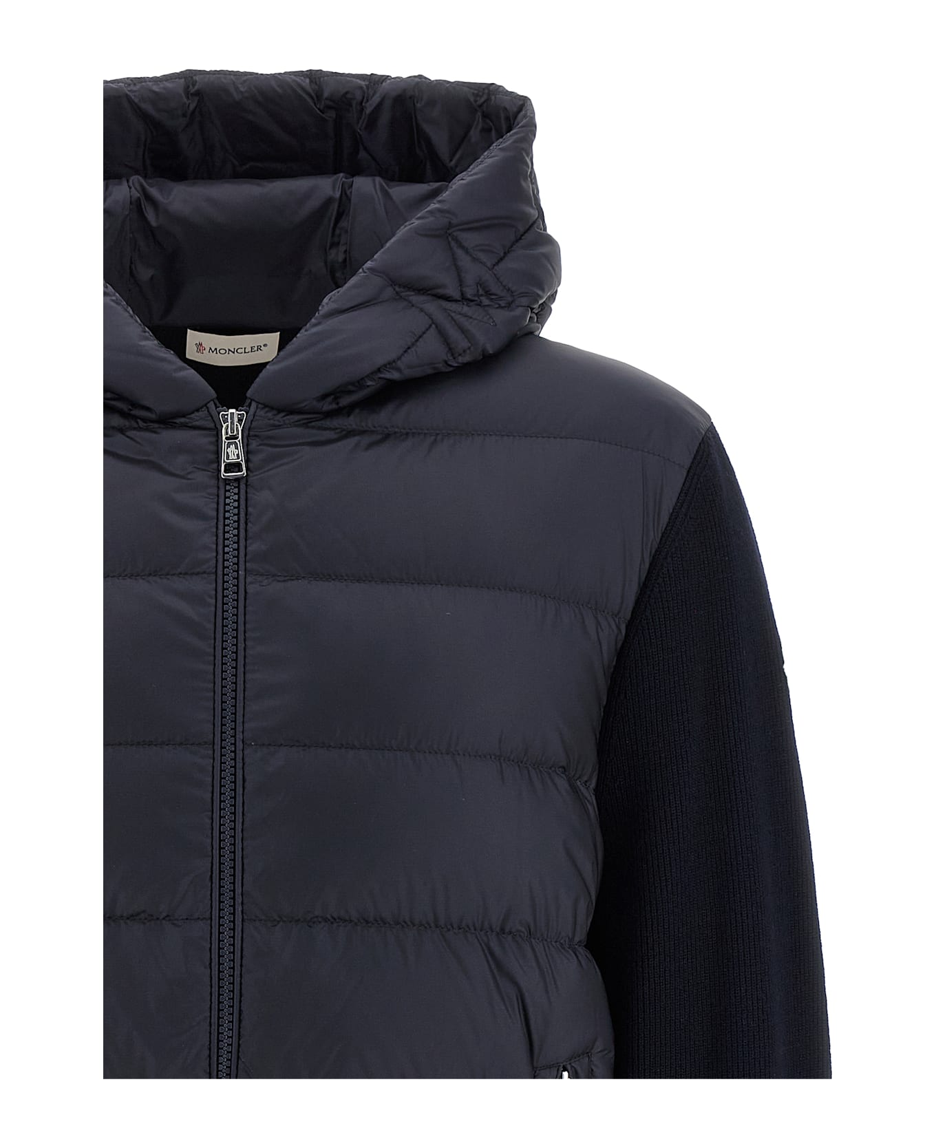 Moncler Wool Hoodie - Blue
