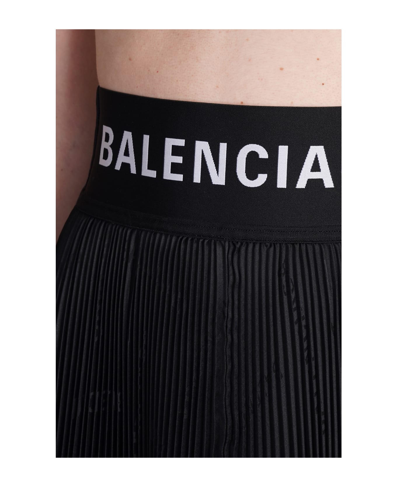 Balenciaga Skirt In Black Polyester - black