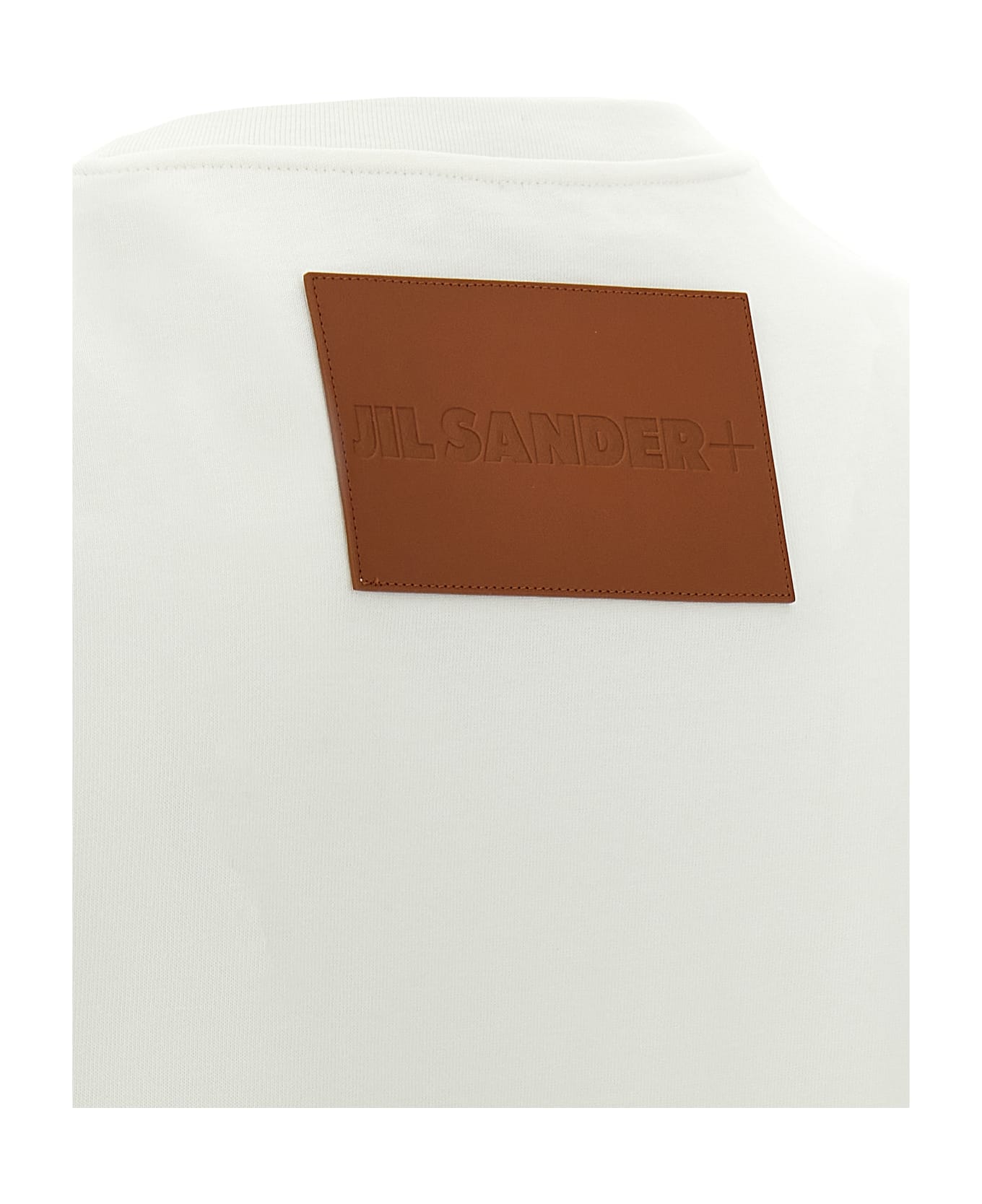 Jil Sander Logo Patch T-shirt - PORCELAIN