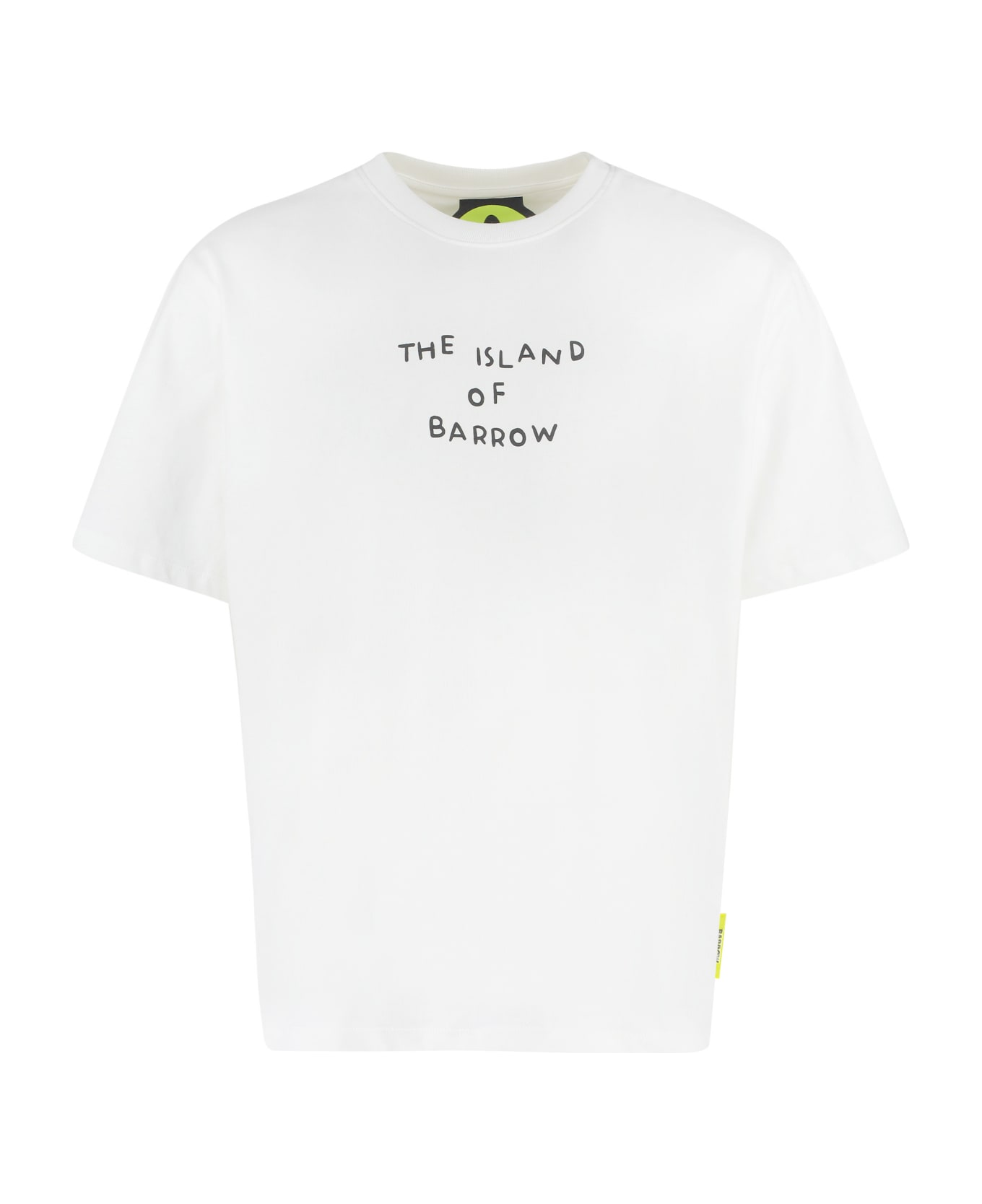 Barrow Printed Cotton T-shirt - Off White シャツ
