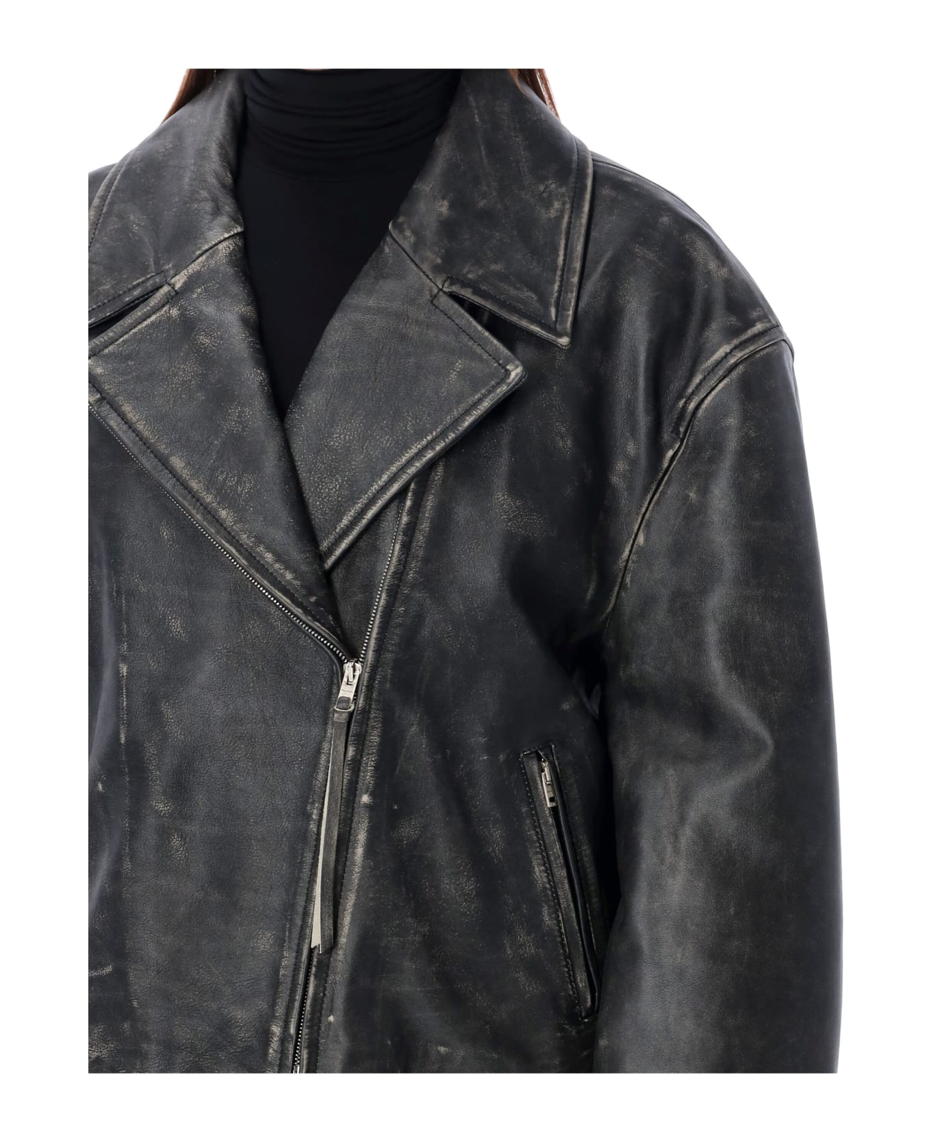 Acne Studios Lilket Biker Jacket - BLACK